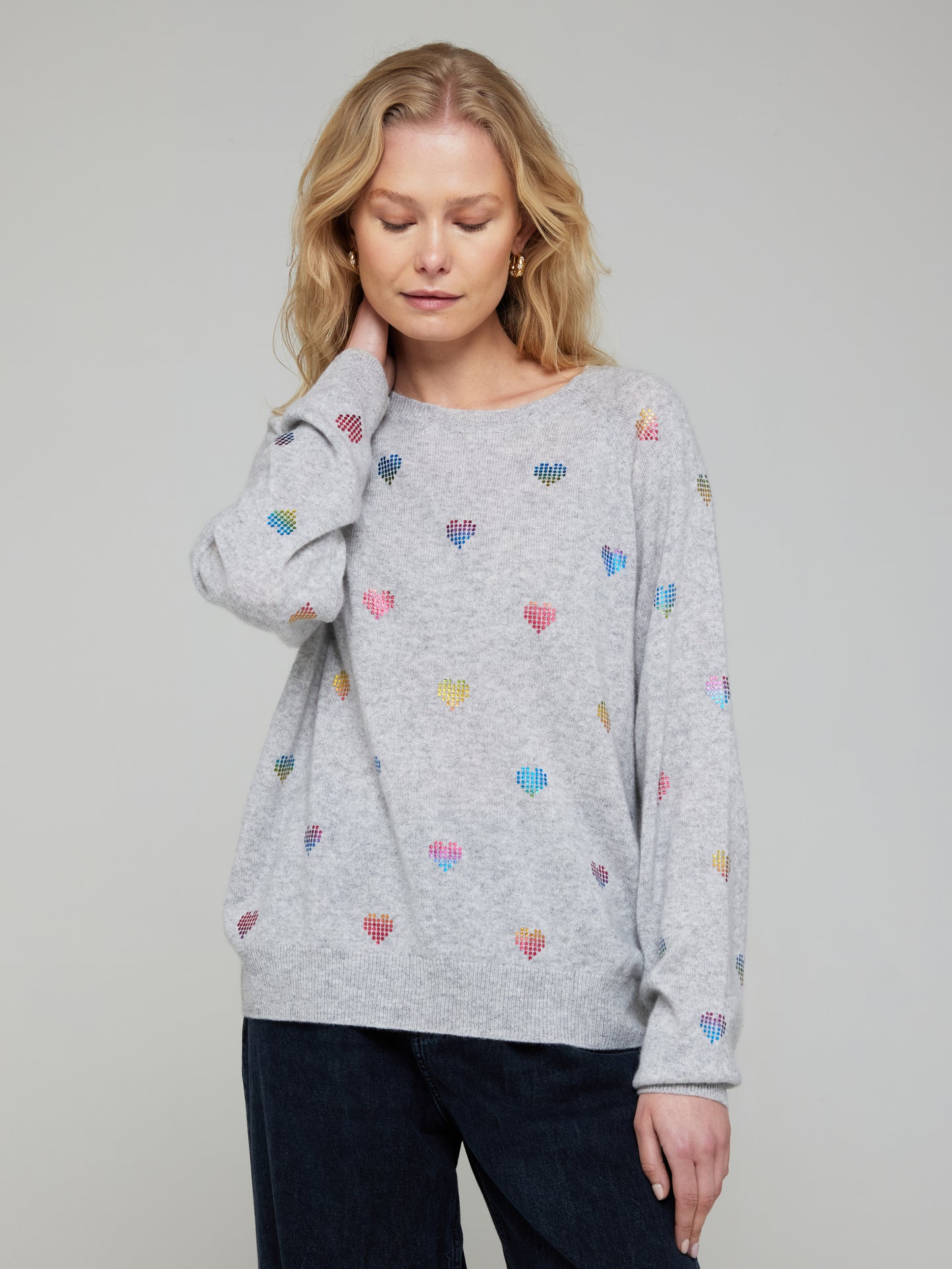 Foil Heart Jumper