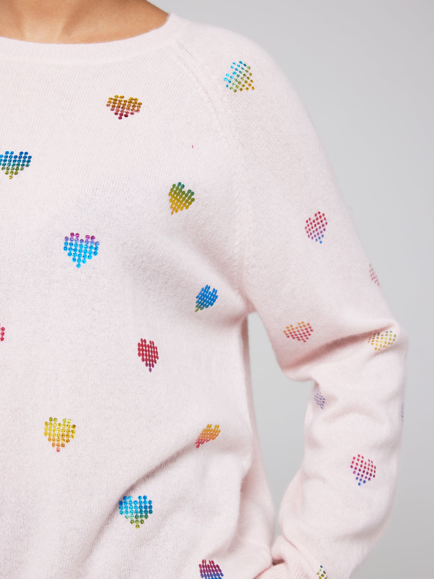 Foil Heart Jumper