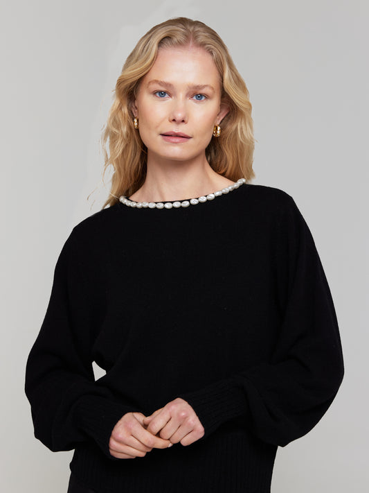 Pearl Cashmere Round Neck