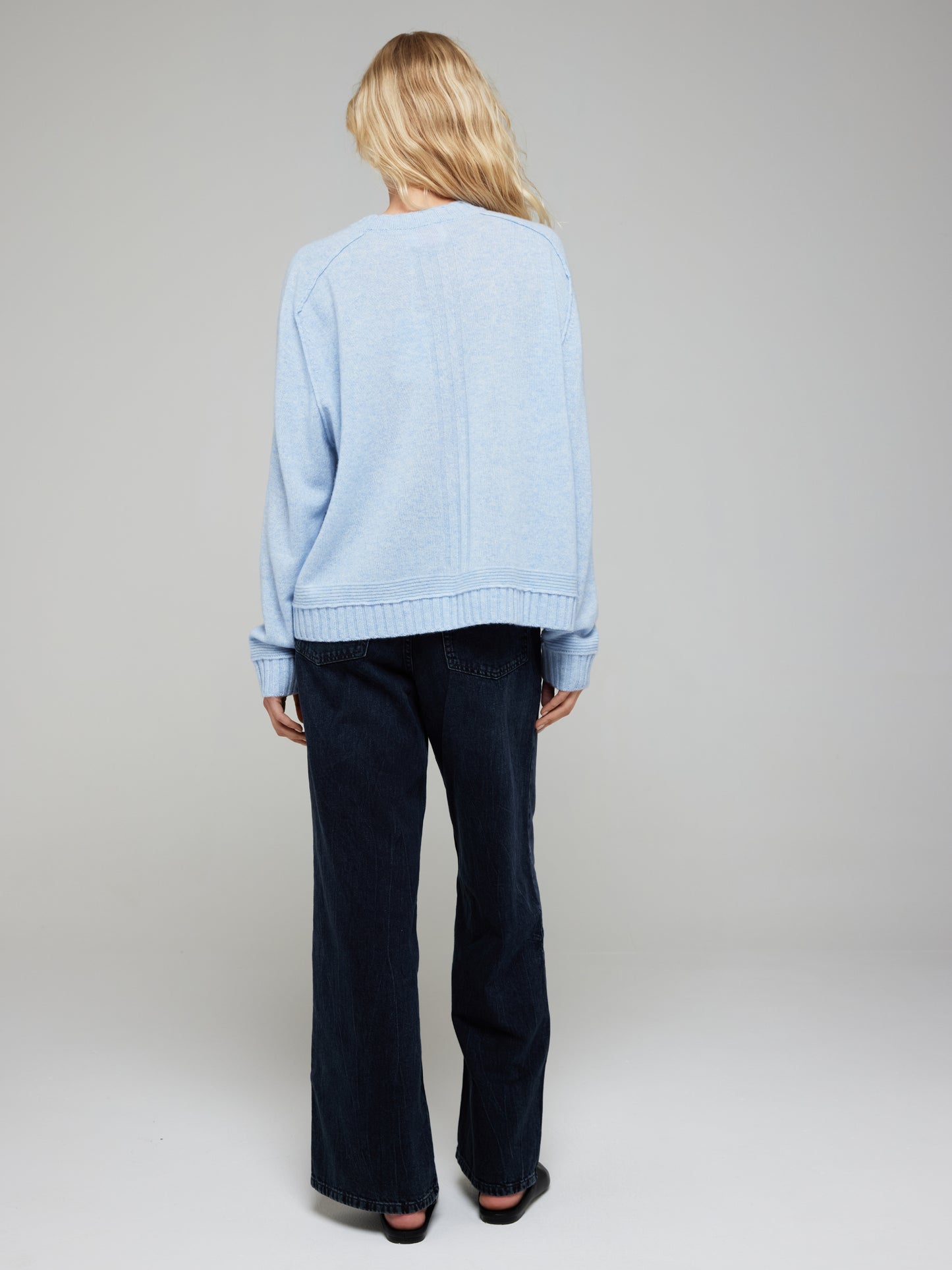 Bonnie Boxy Cashmere Crew Neck