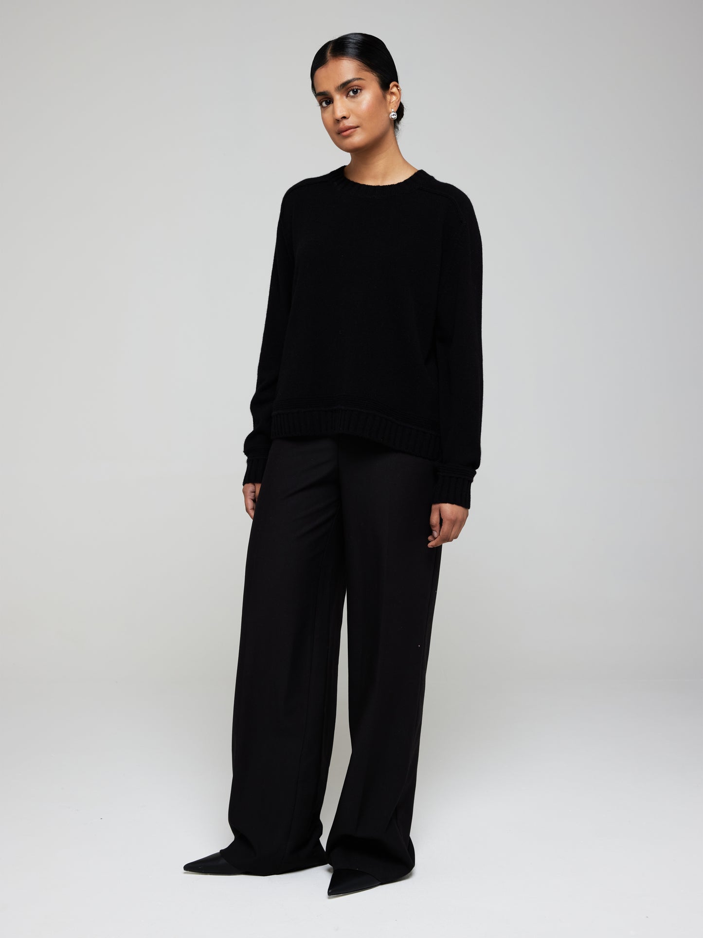 Bonnie Boxy Cashmere Crew Neck