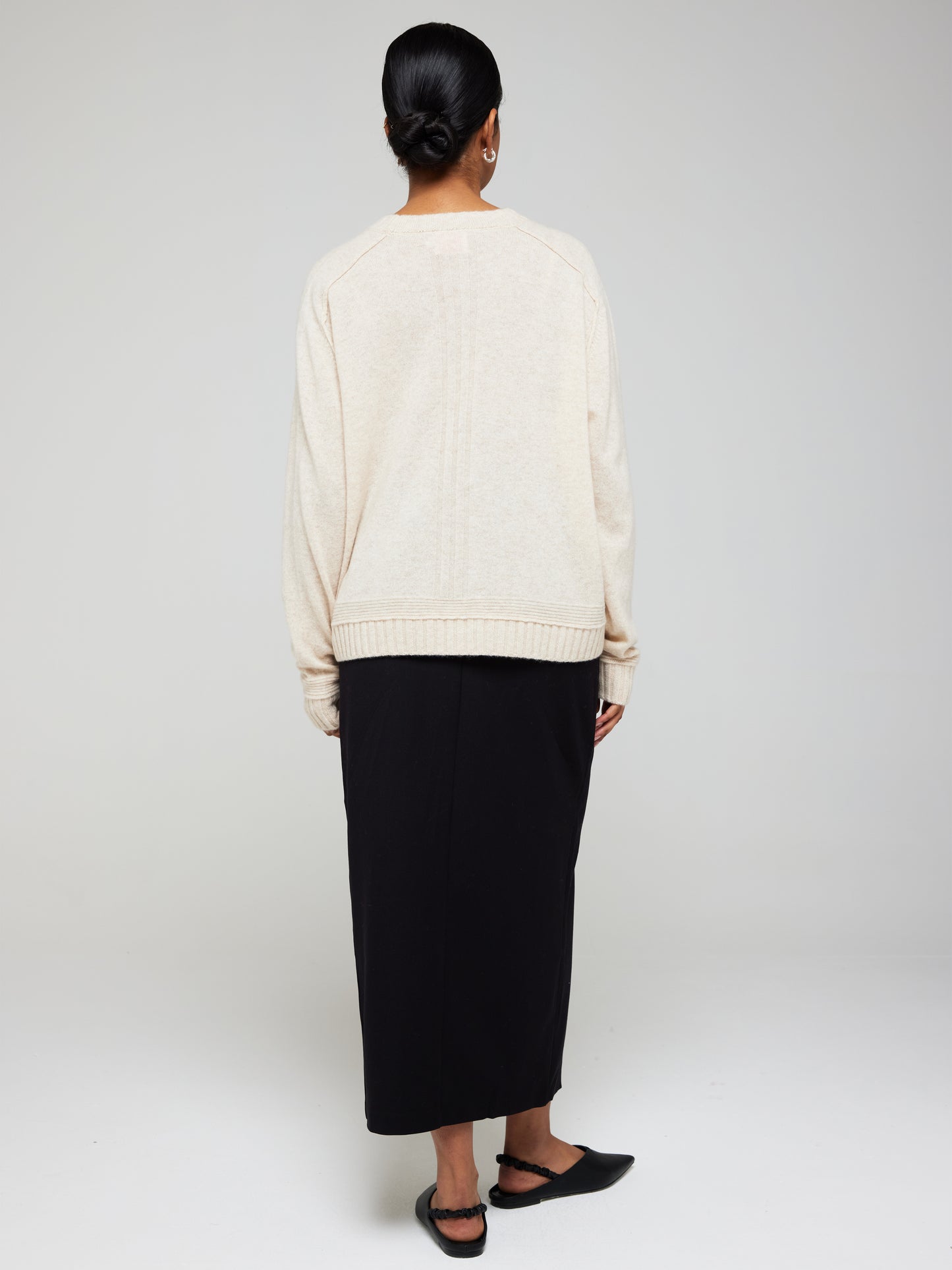 Bonnie Boxy Cashmere Crew Neck