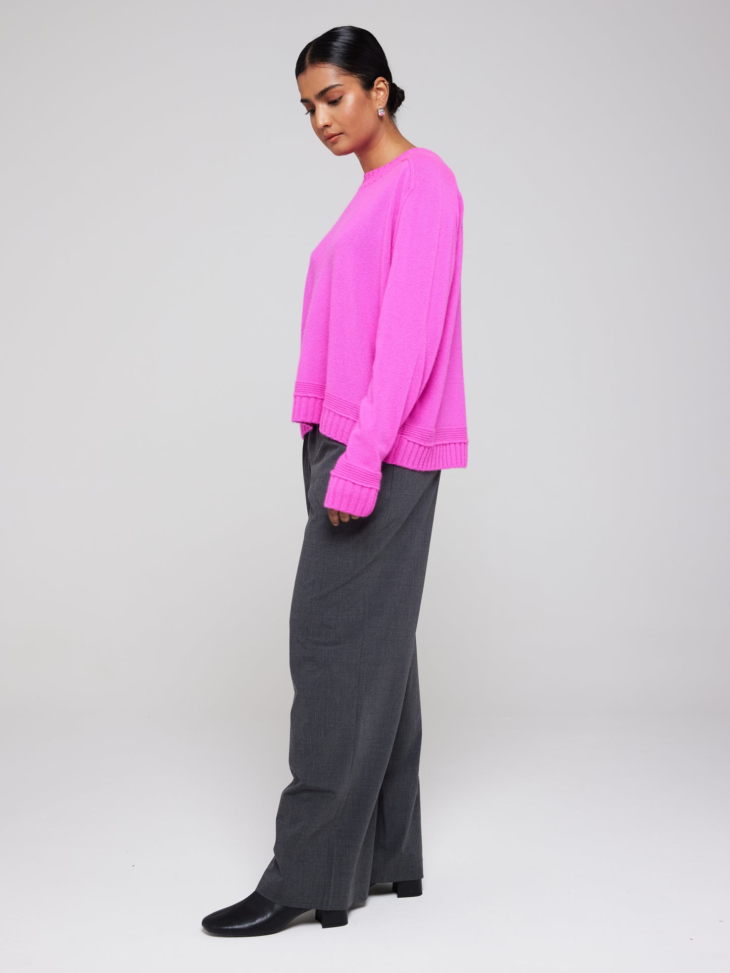 Bonnie Boxy Cashmere Crew Neck