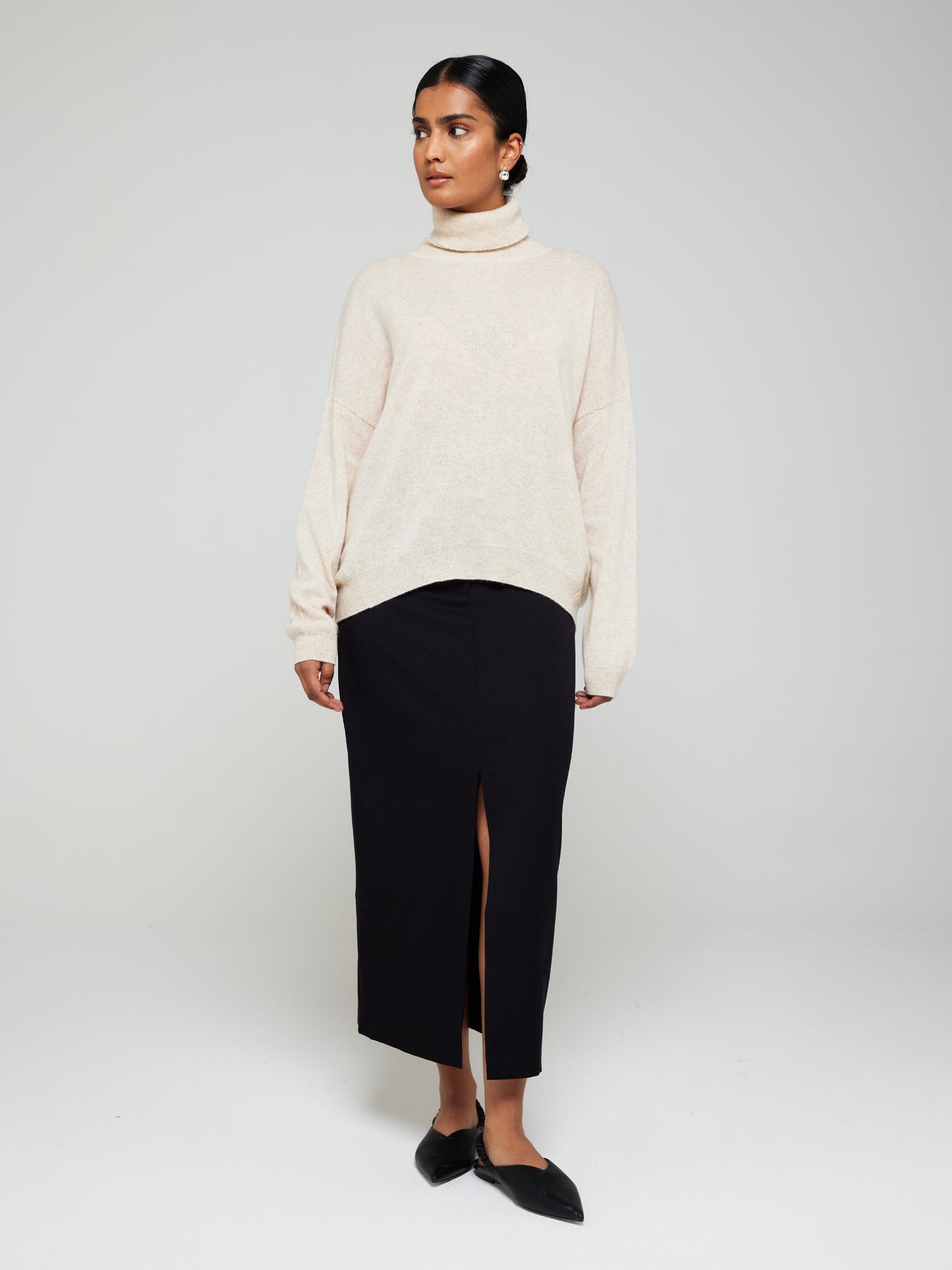 Susie Cashmere Roll Neck