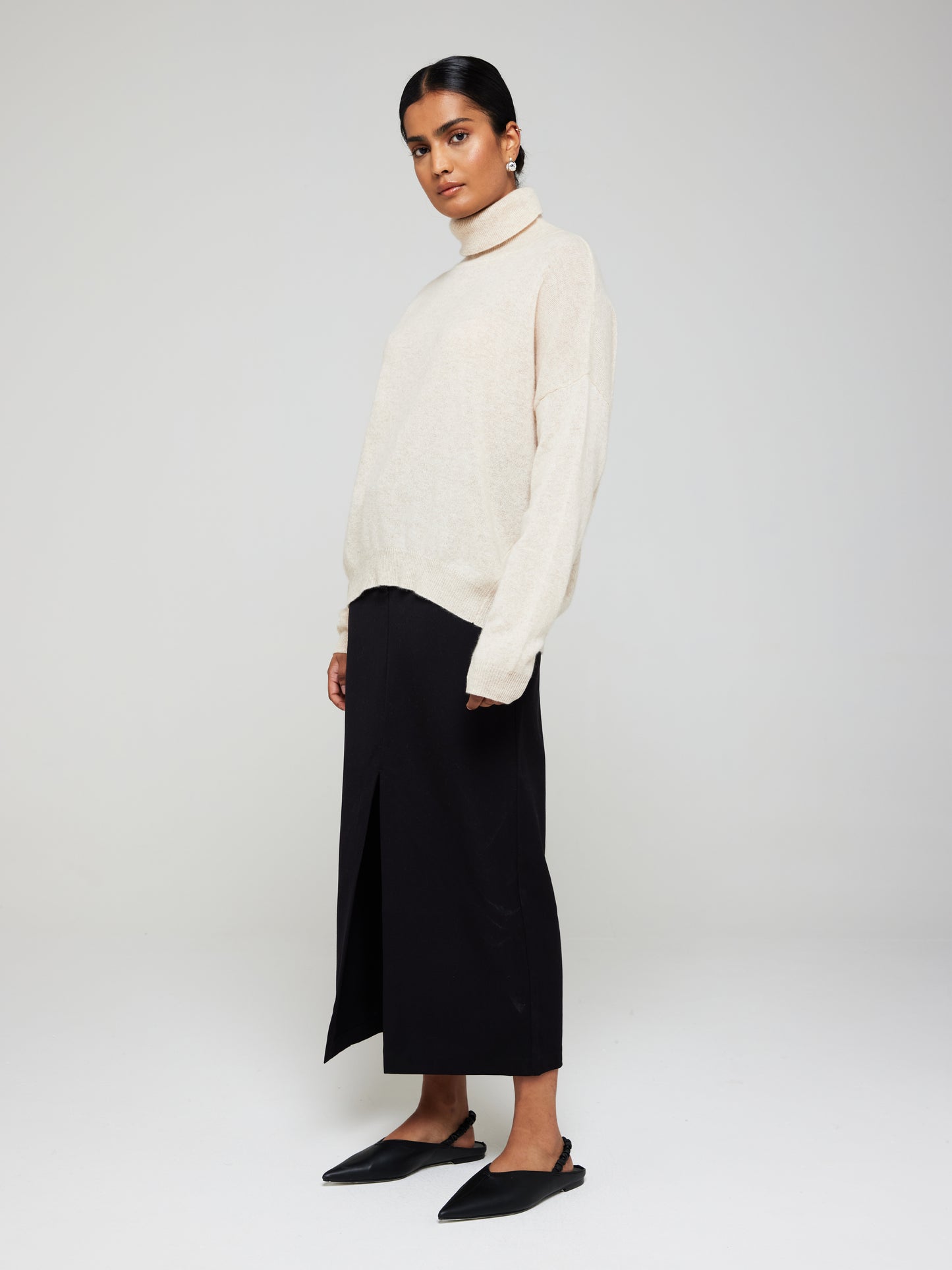 Susie Cashmere Roll Neck