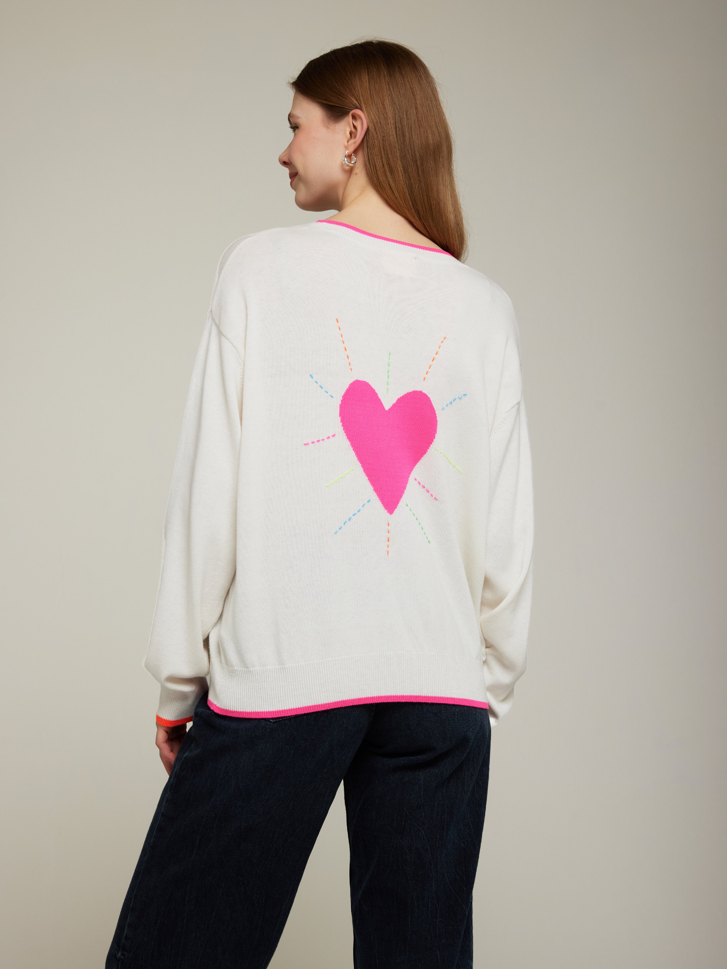 Brodie Cashmere Quirky 2024 Heart Hoodie Zip Up