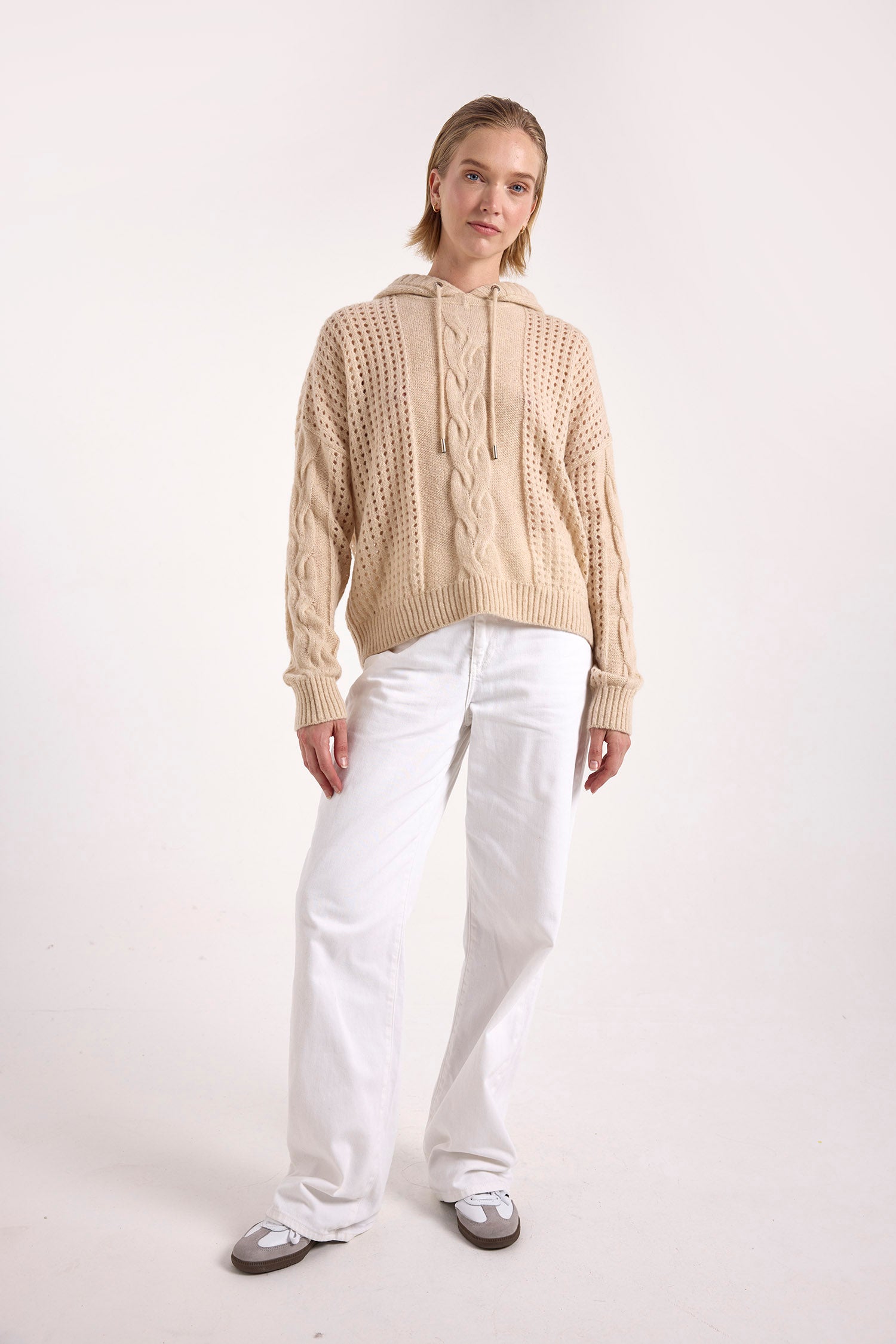 AMARA CABLE HOODIE