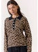 Pop Collar Leopard Polo