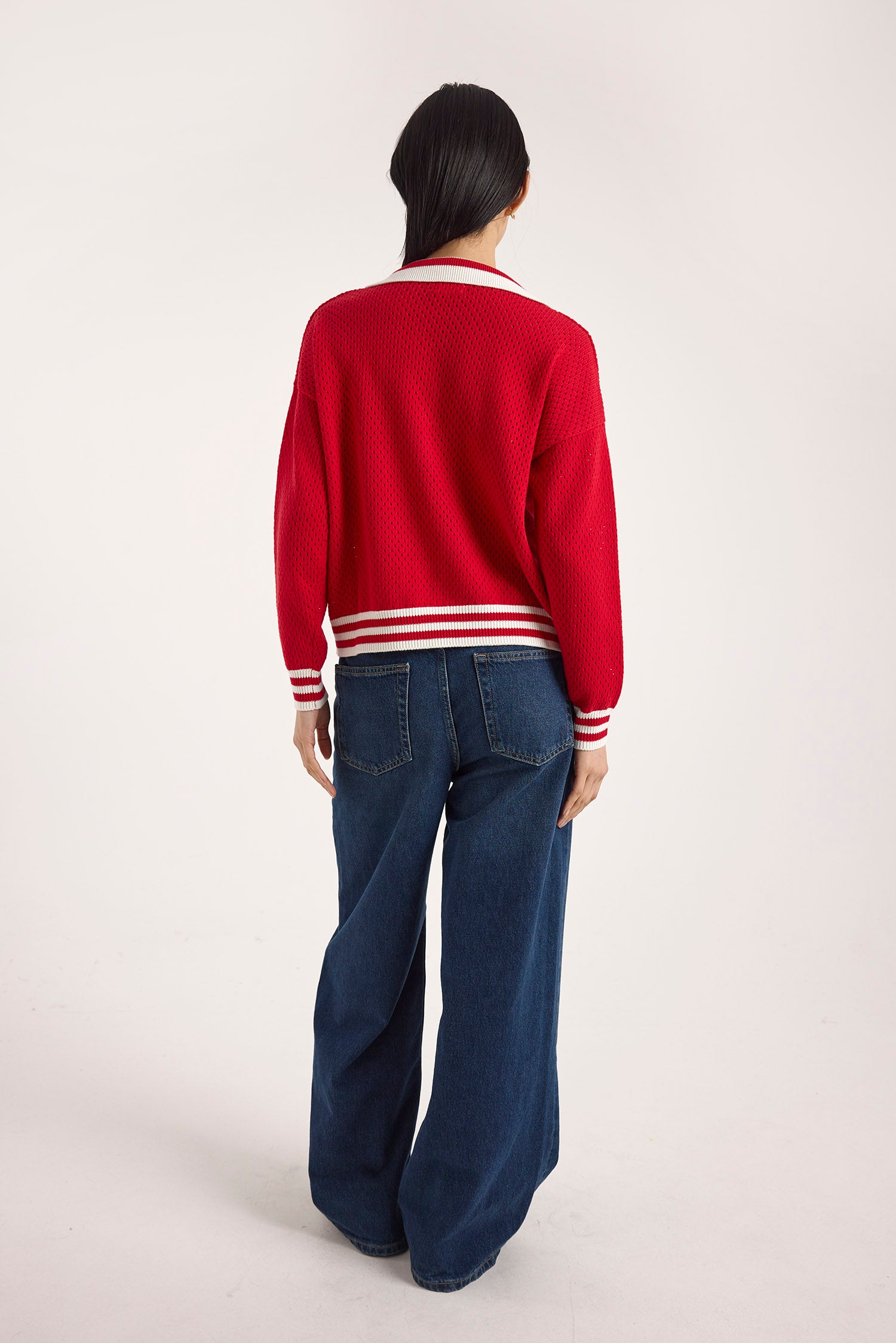 VANESSA STRIPE DETAIL POLO