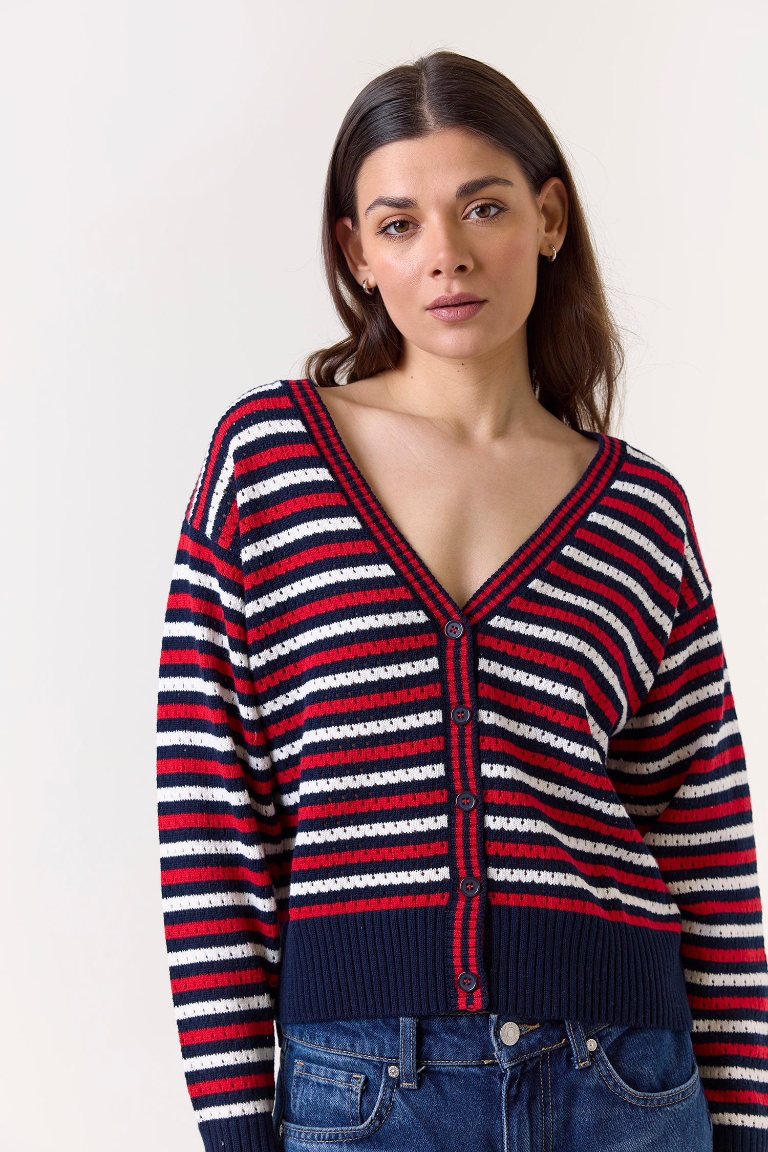 Pamilla Stripe Cardigan
