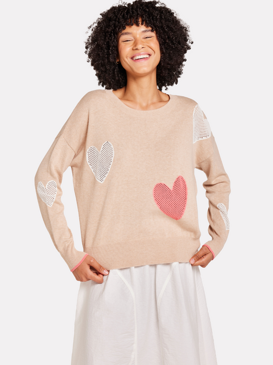 Quirky Heart Jumper