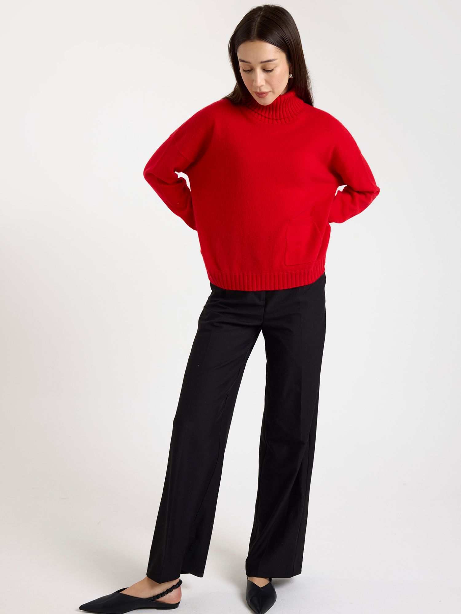 Pippin Cashmere Roll Neck Jumper