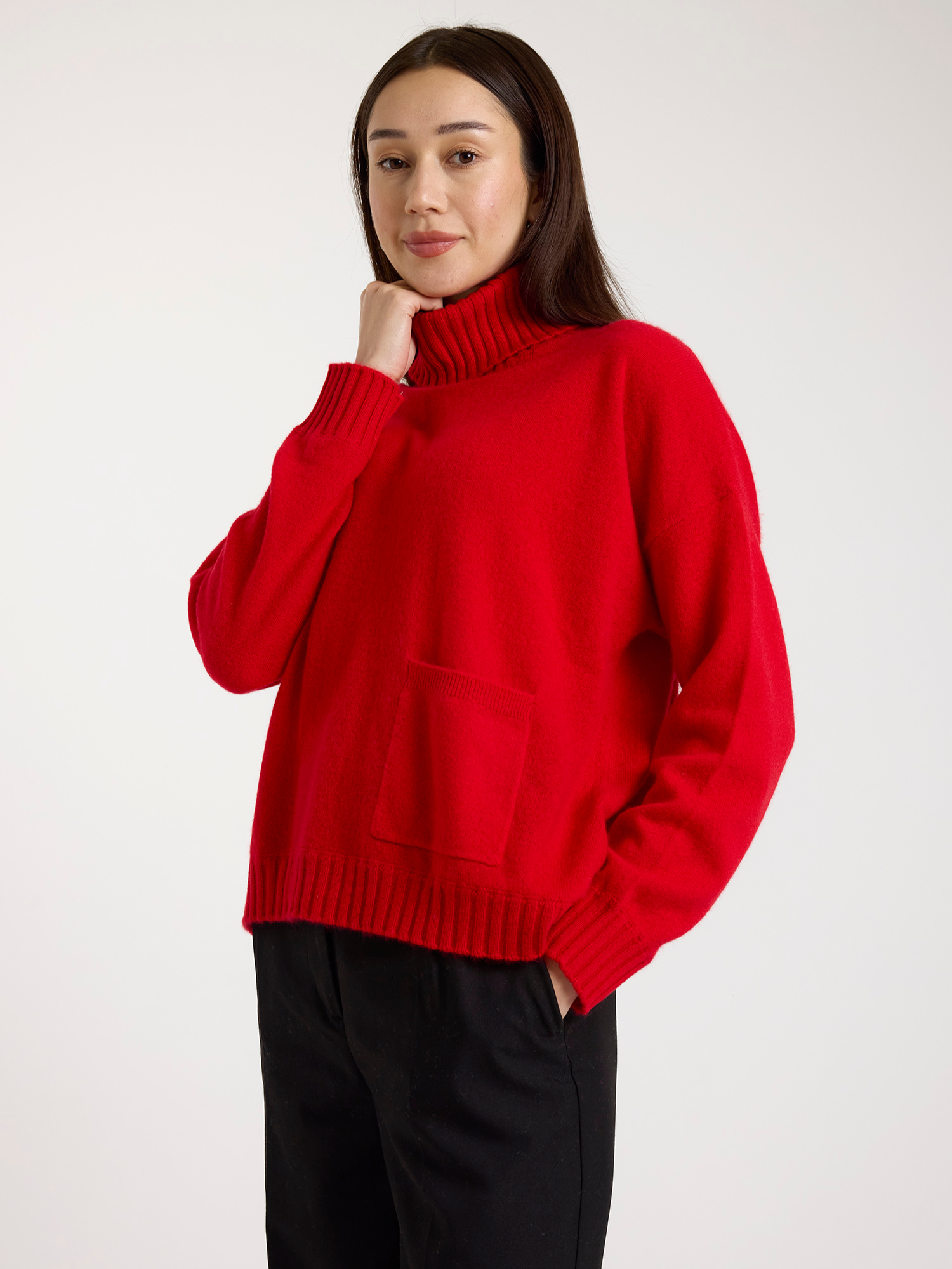 Pippin Cashmere Roll Neck Jumper