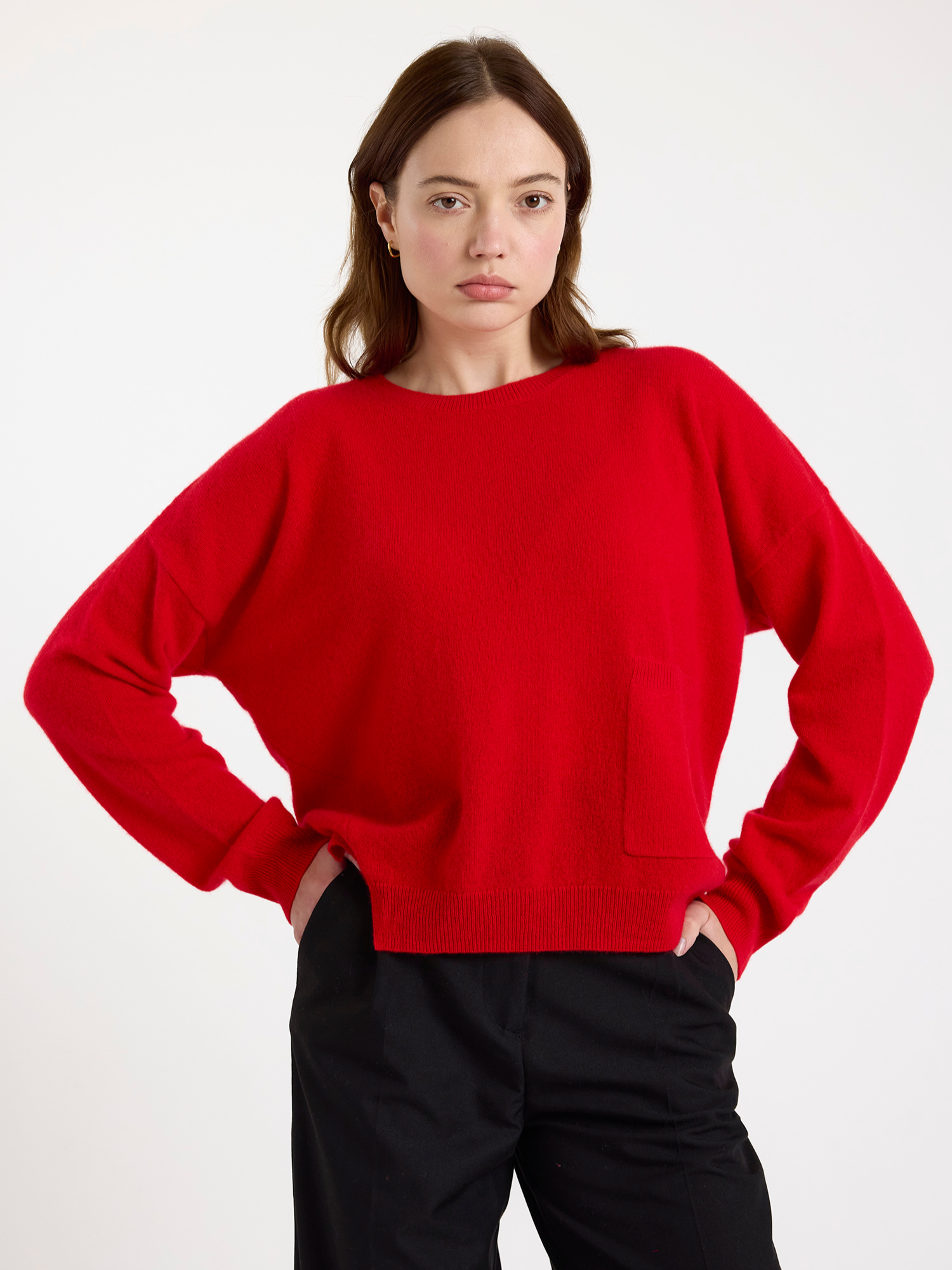 Pepper Split Hem Cashmere Jumper