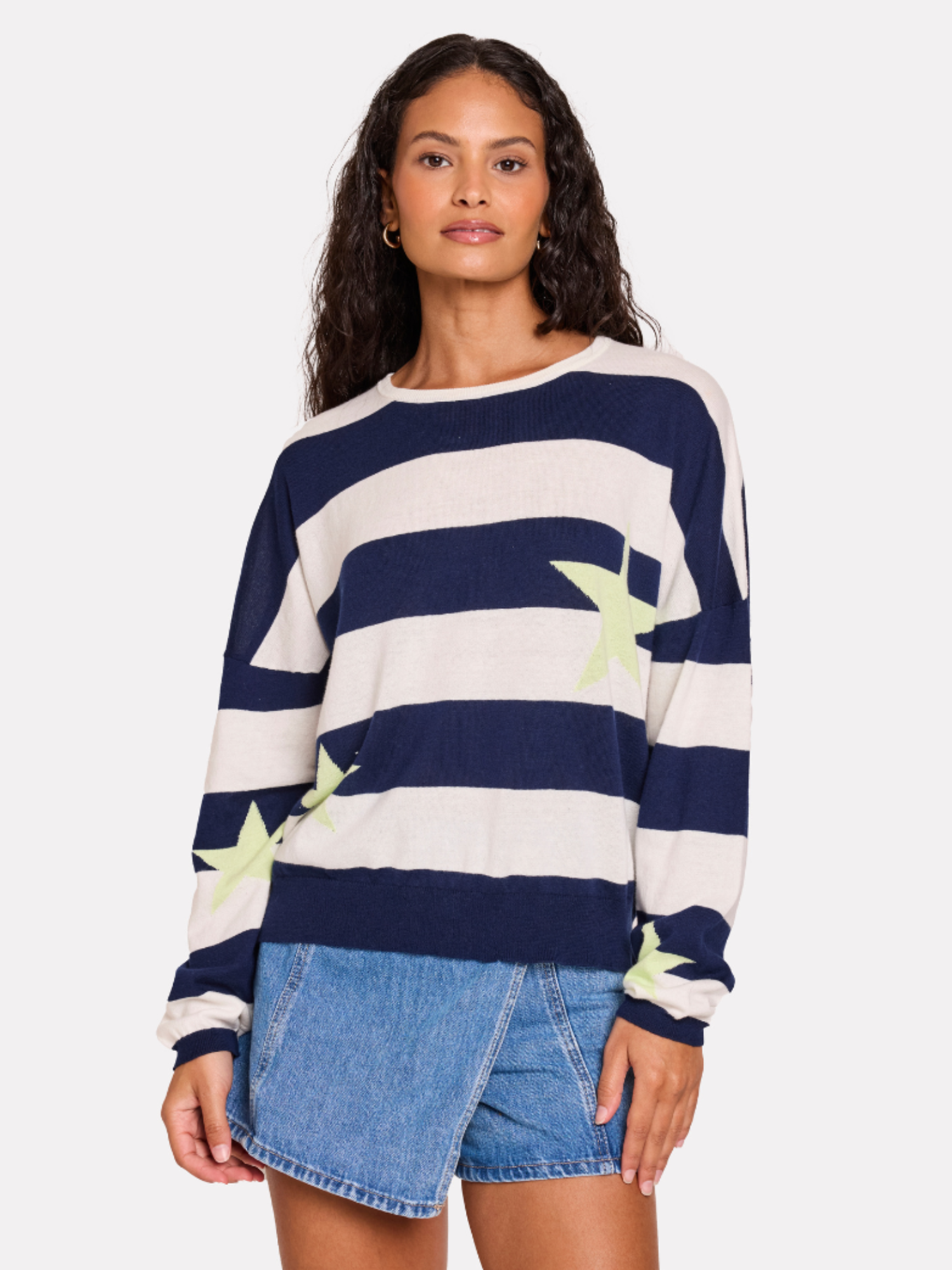 Stripe Star Sweater
