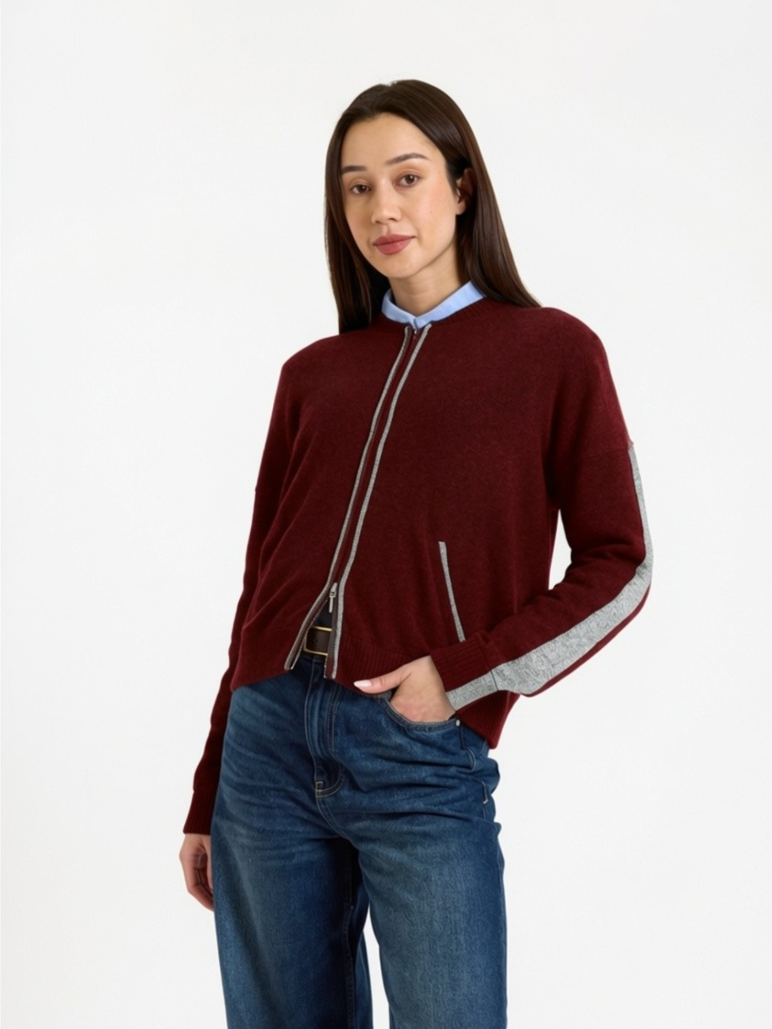 Luxe Cashmere Bomber