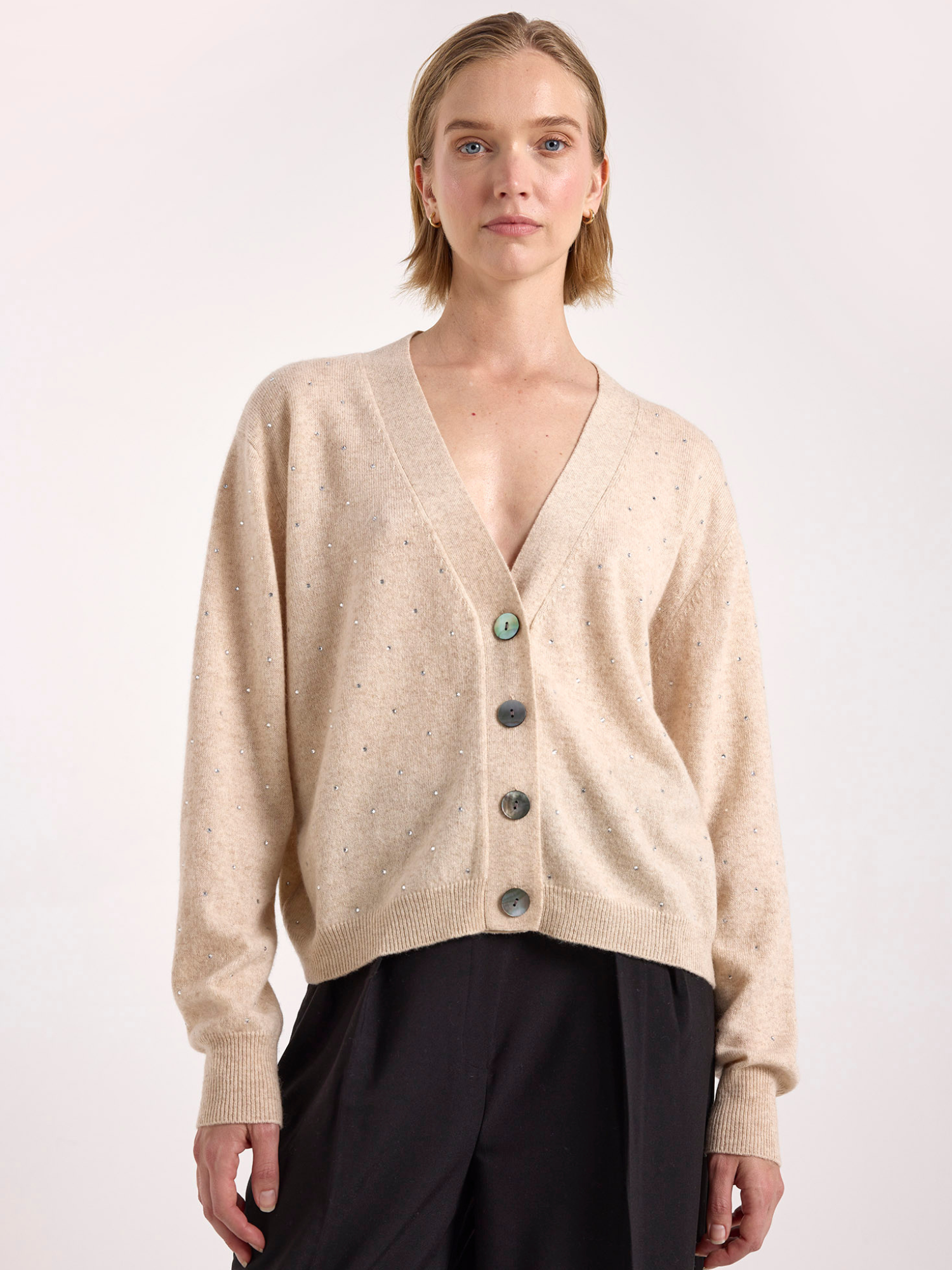 Sparkle Cashmere Cardigan