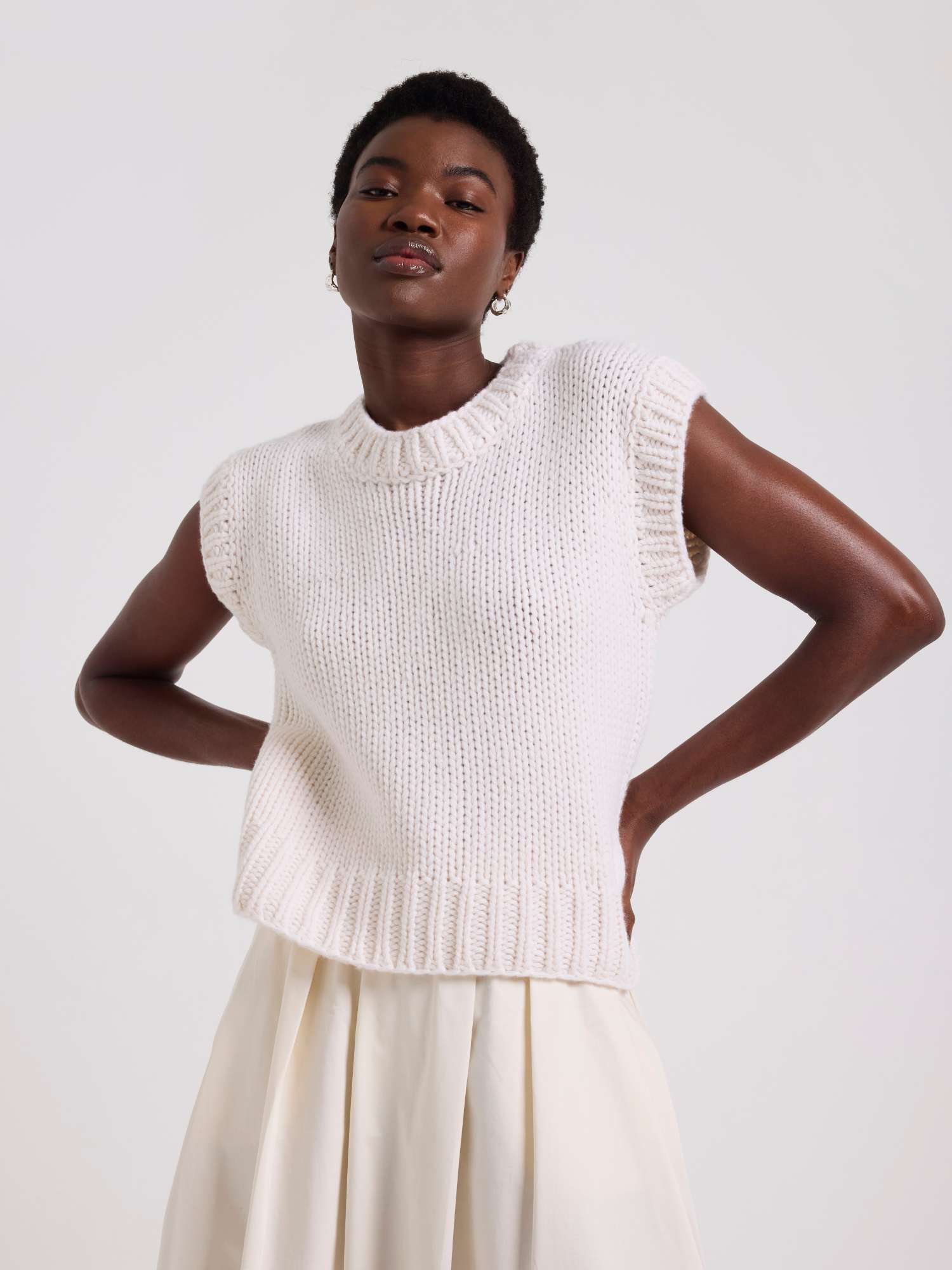 White Label Cashmere Vest