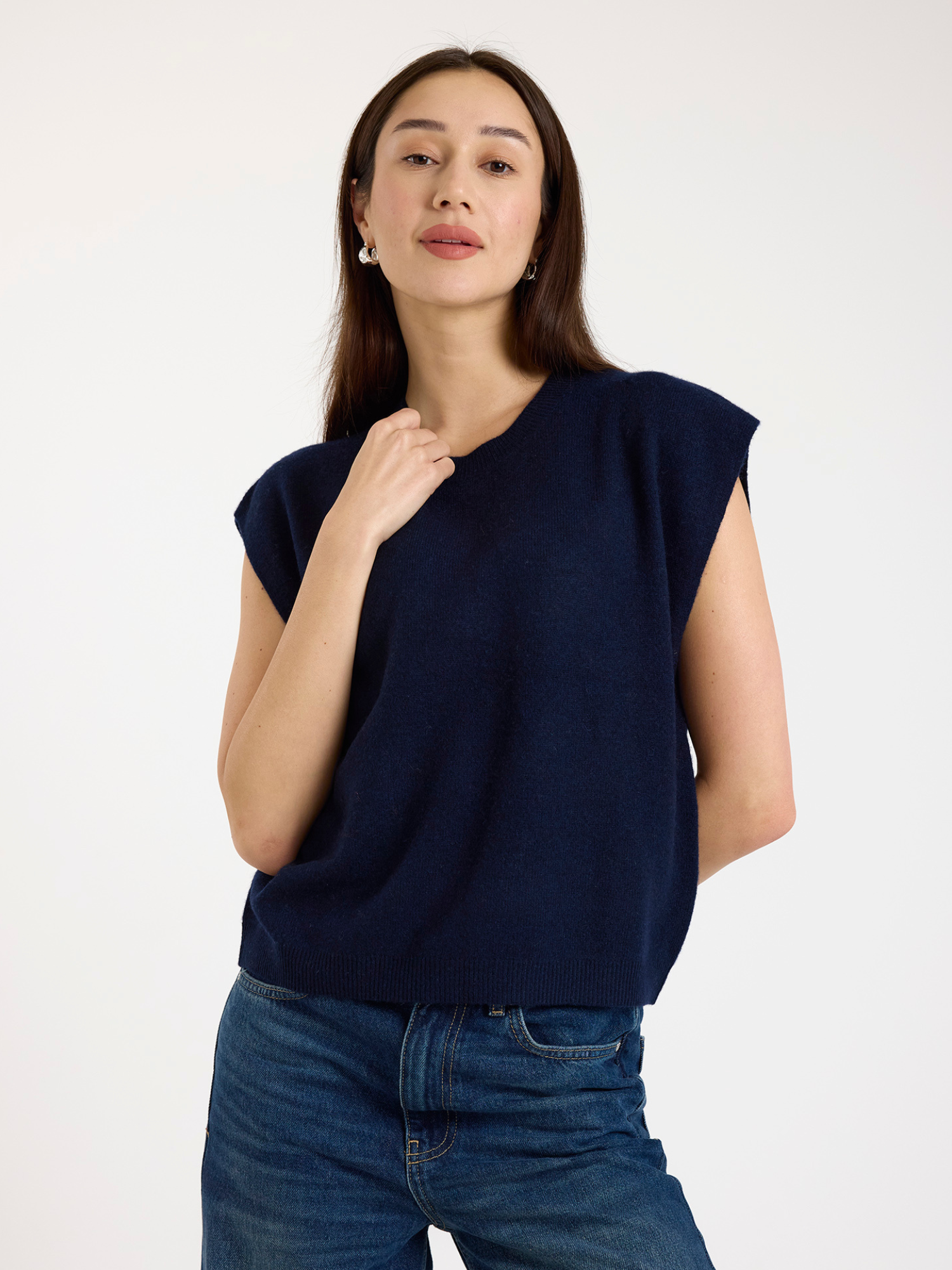 Tabby Cashmere Tank