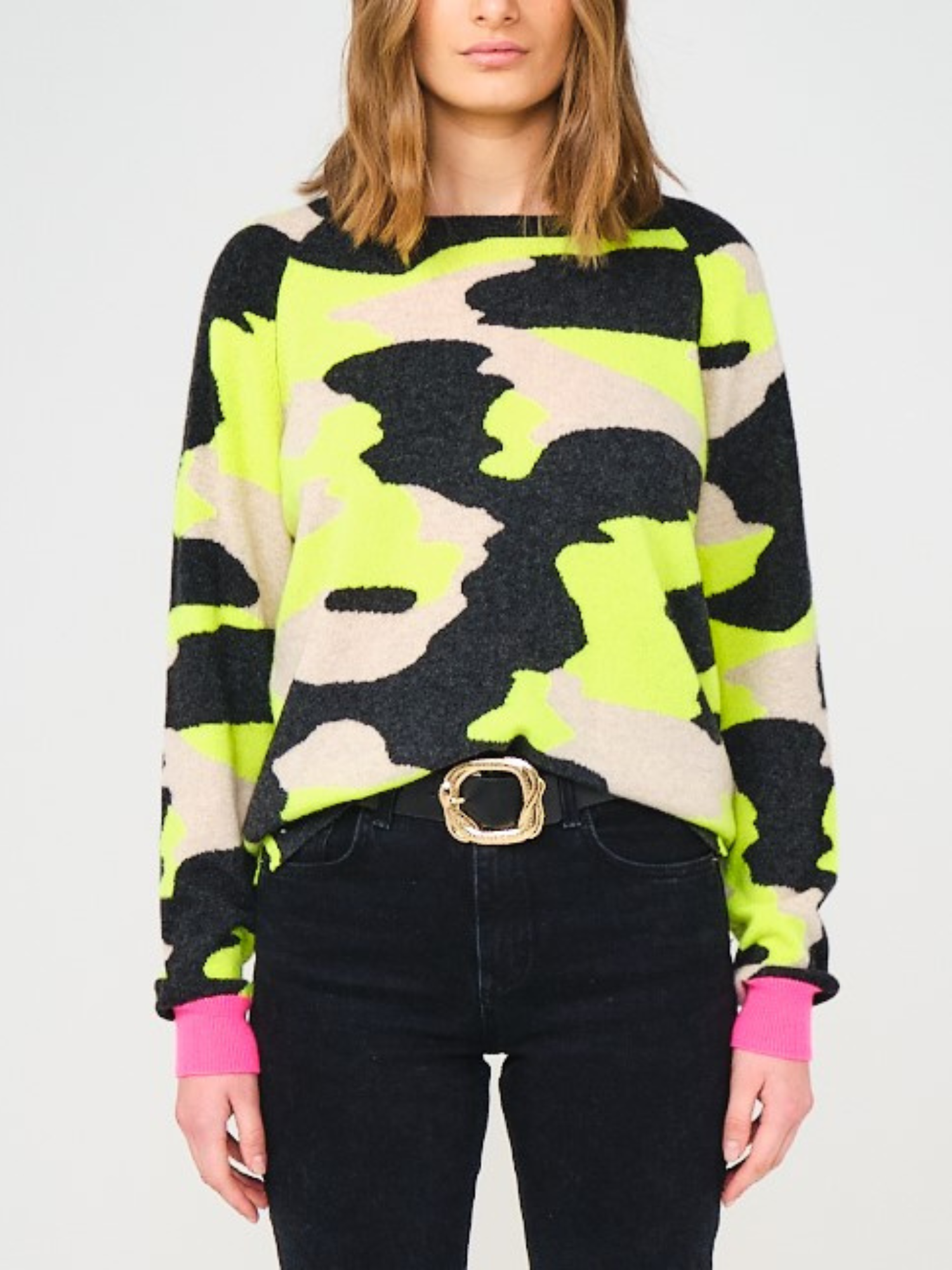 Cool Camo Cashmere Jumper