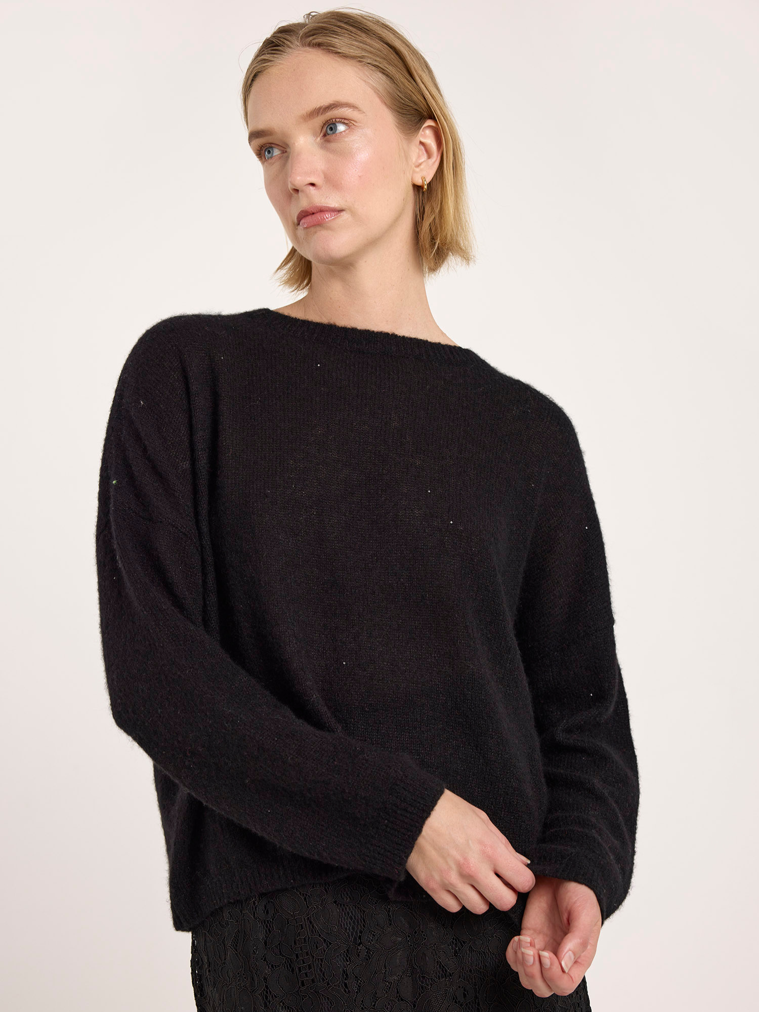 Estelle Sparkle Cashmere Crew Neck Jumper