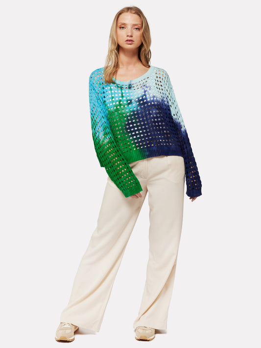 Gradient Rainbow Slouchy Jumper