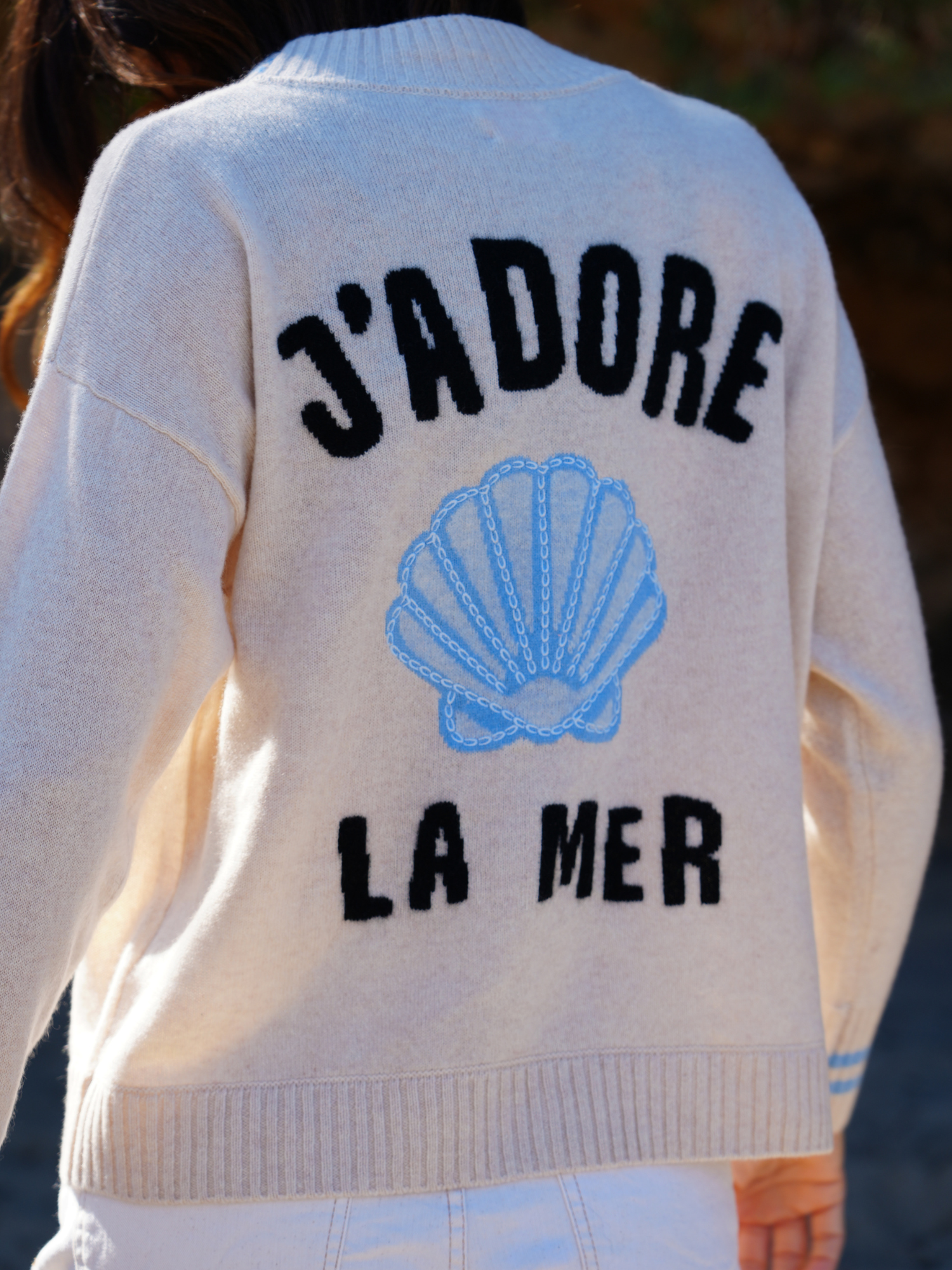 J'adore La Mer Cashmere Cardigan