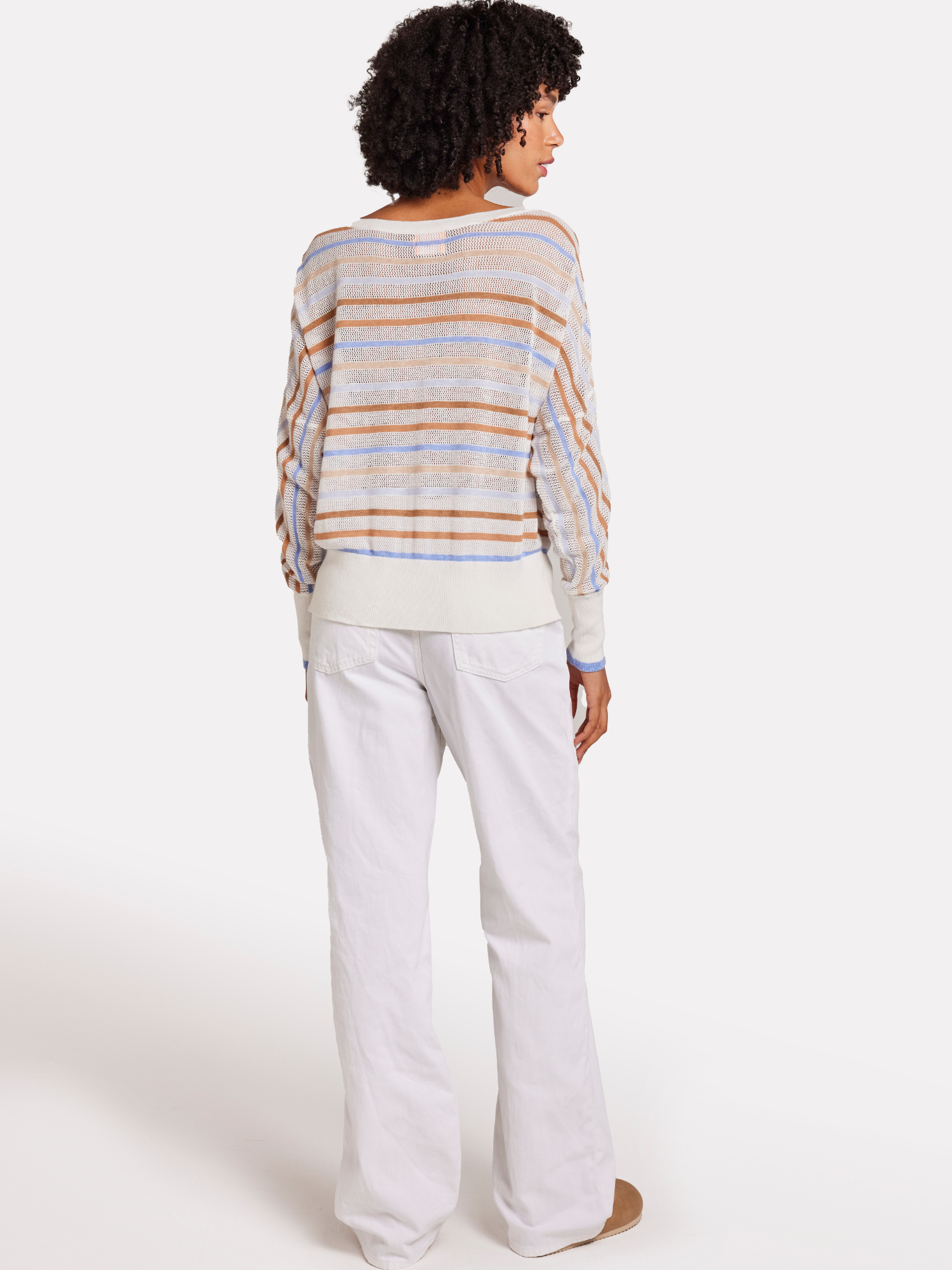 MINI STRIPE RELAX NECK