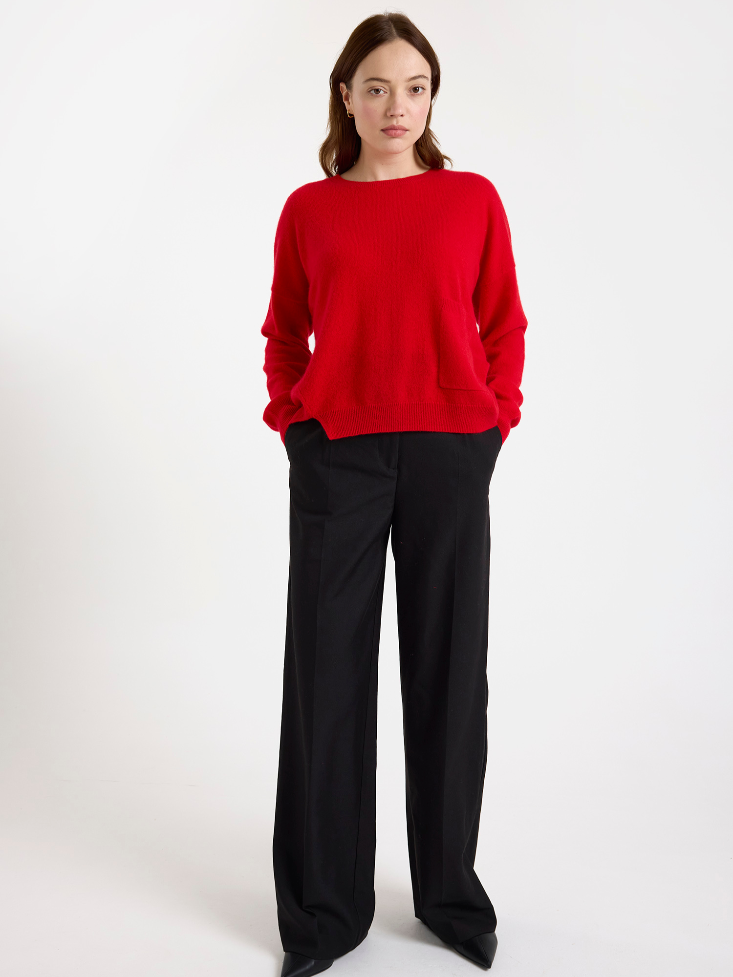 Pepper Split Hem Cashmere Jumper
