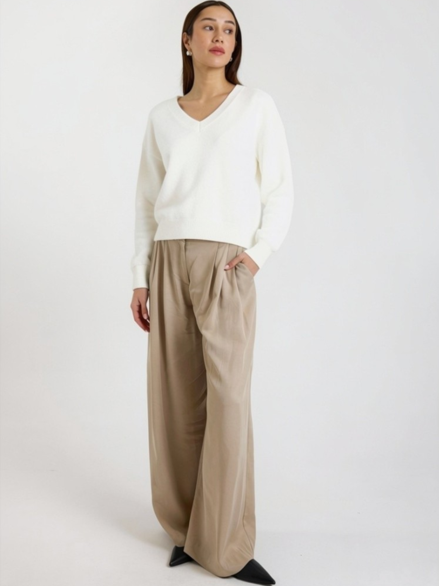 The Matilda V Neck Cashmere Jumper