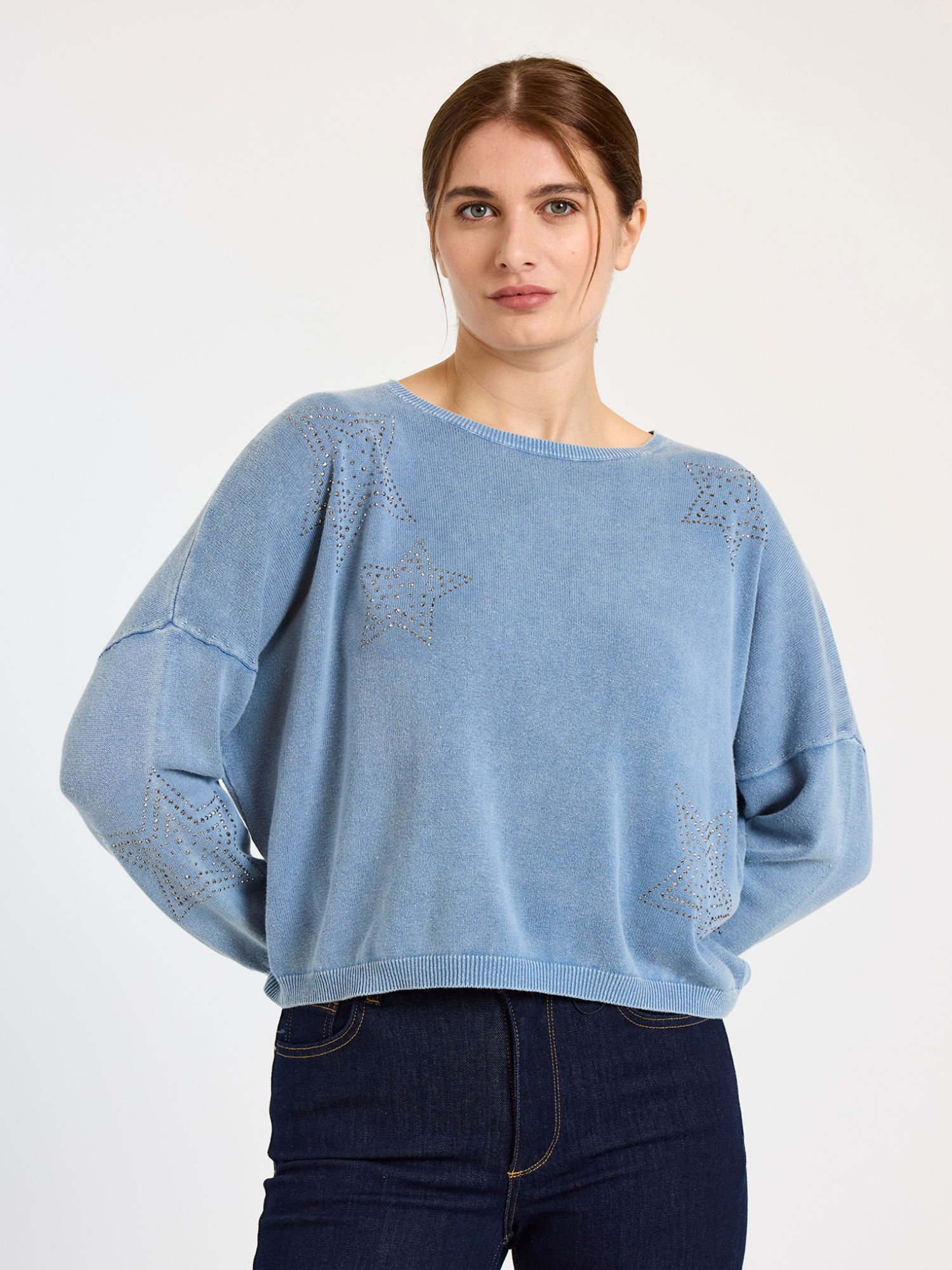 The Ida Hot Fix Star Sweater