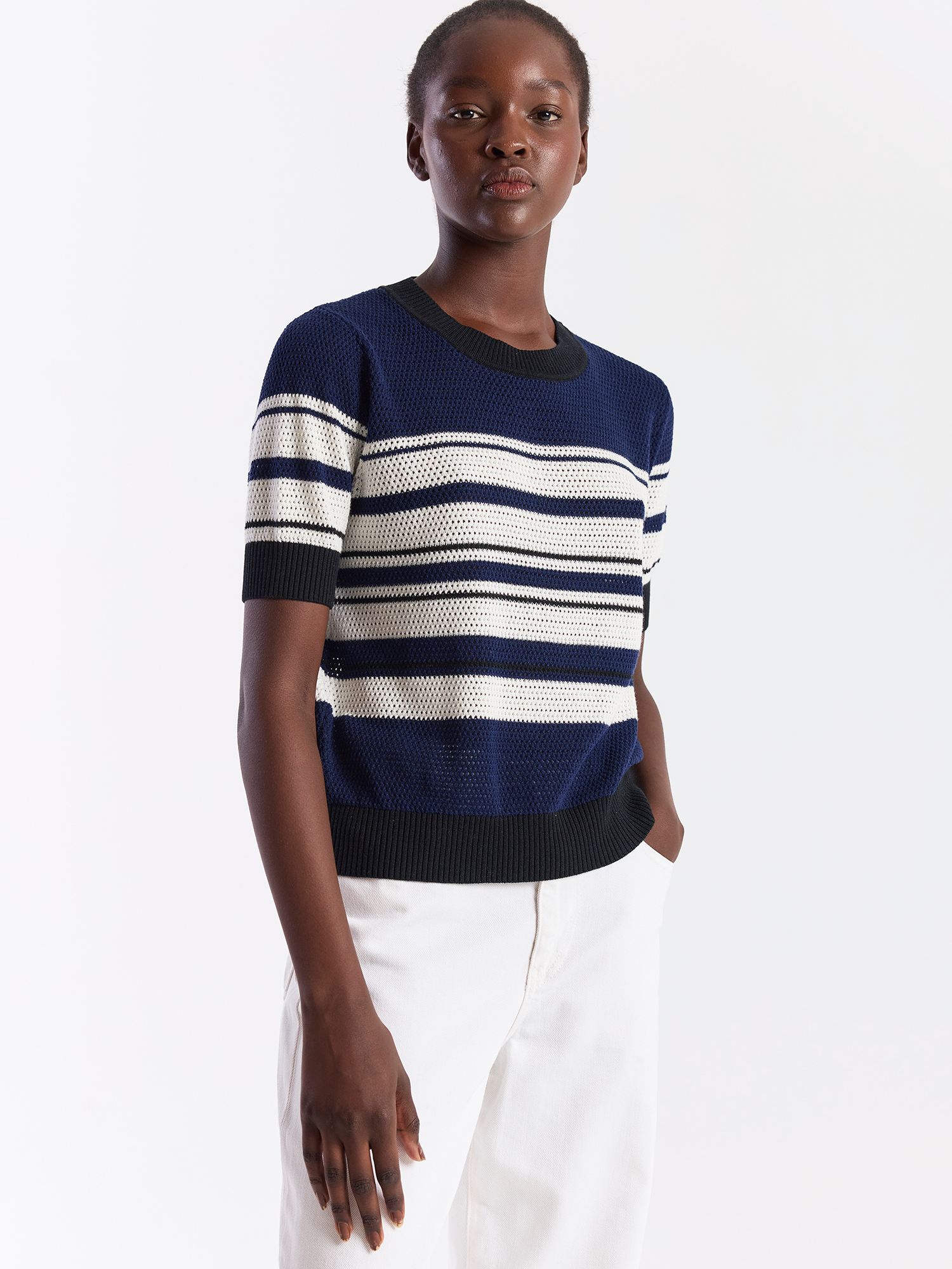 Texture Stripe Tee