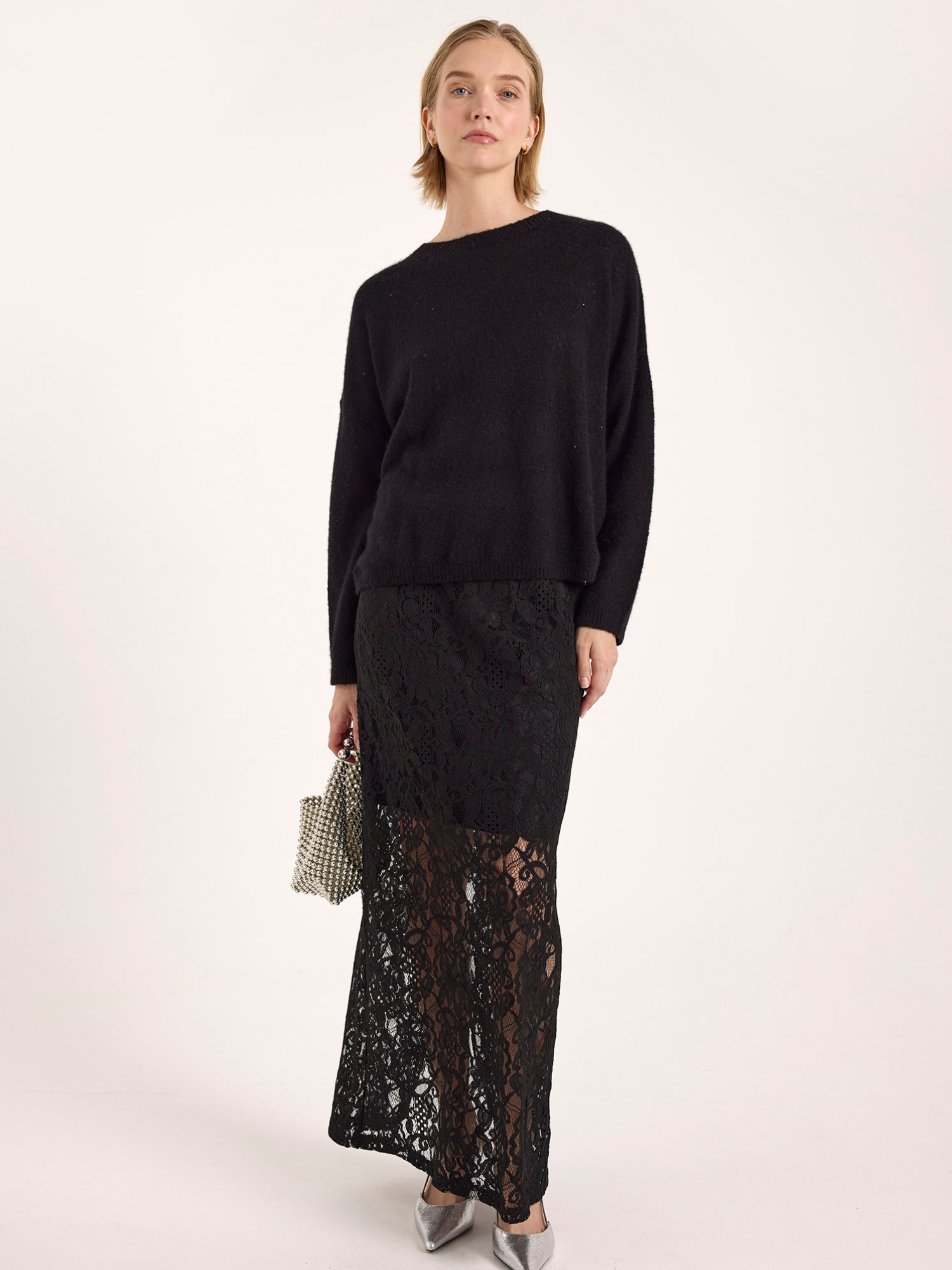 Estelle Sparkle Cashmere Crew Neck Jumper