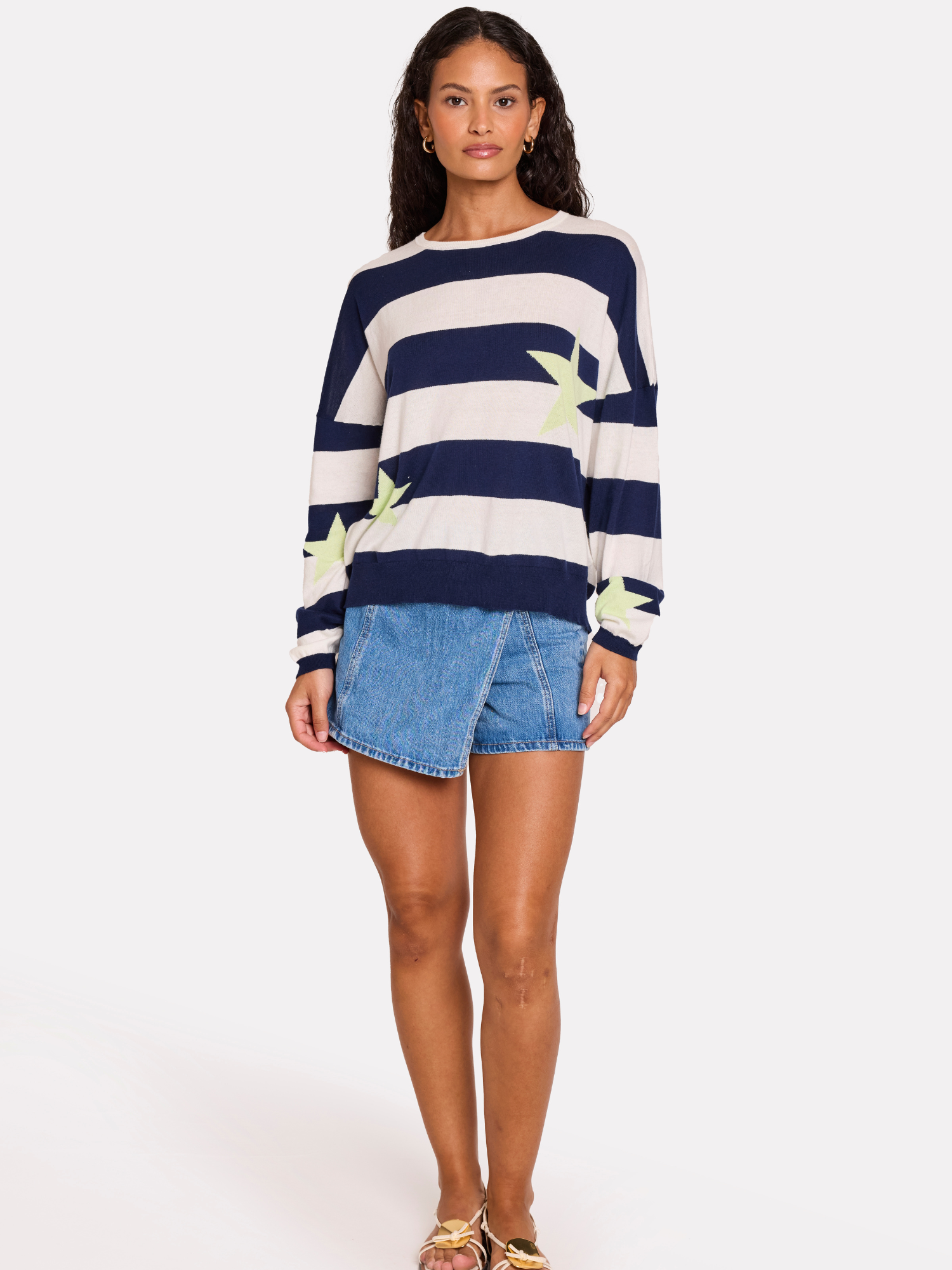 Stripe Star Sweater