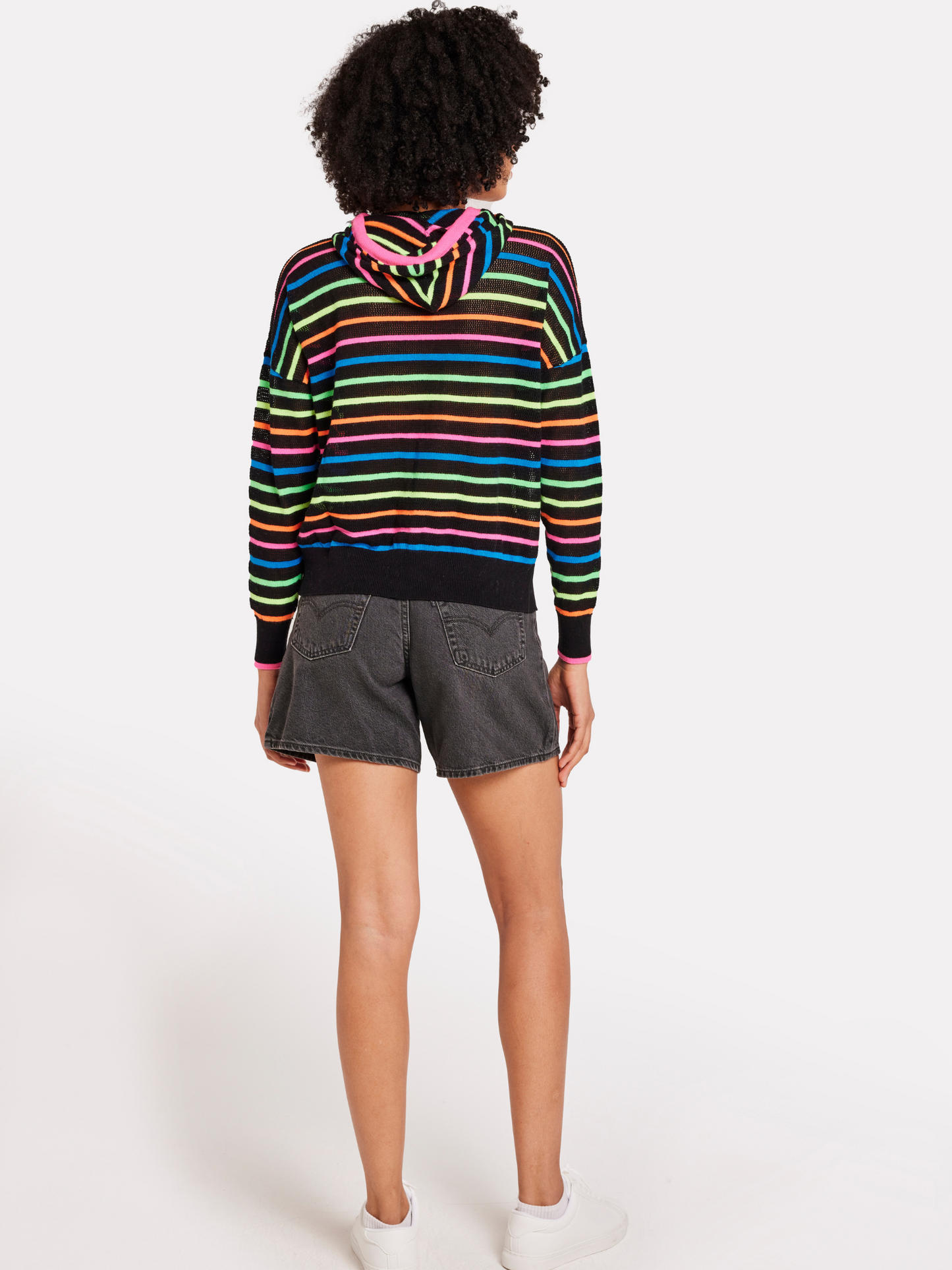 Rainbow Stripe Hoodie