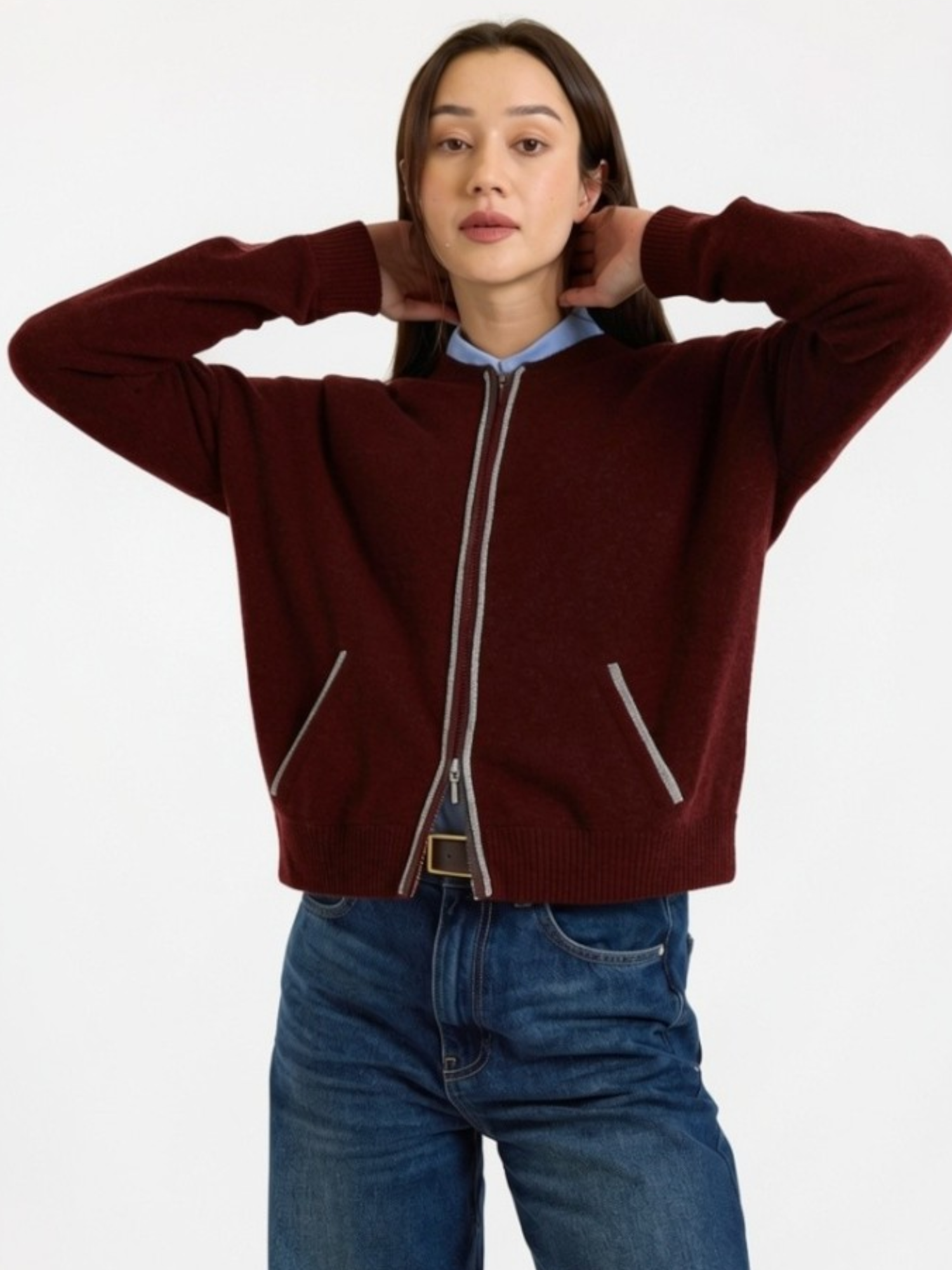Luxe Cashmere Bomber