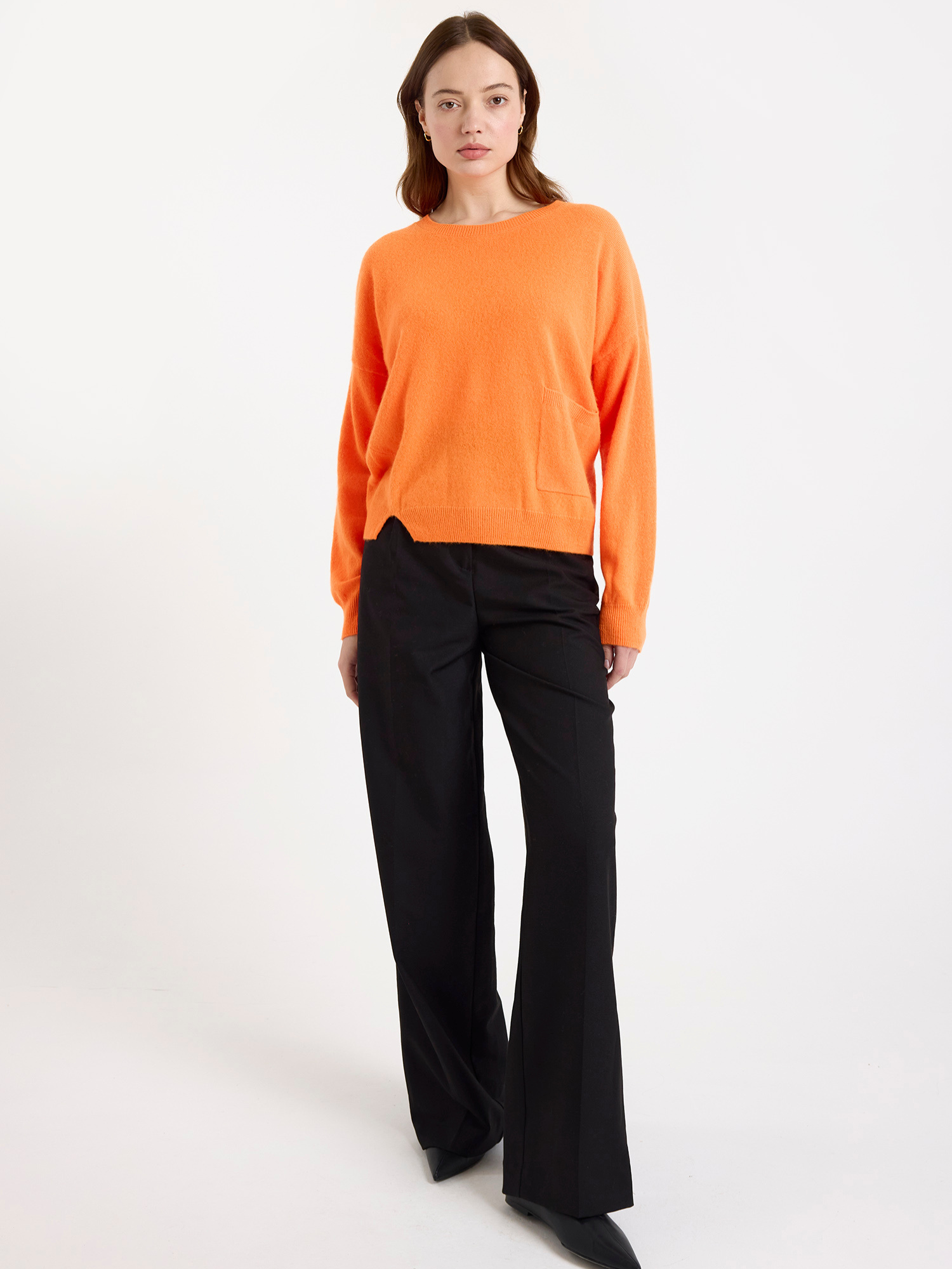 Pepper Split Hem Cashmere Jumper