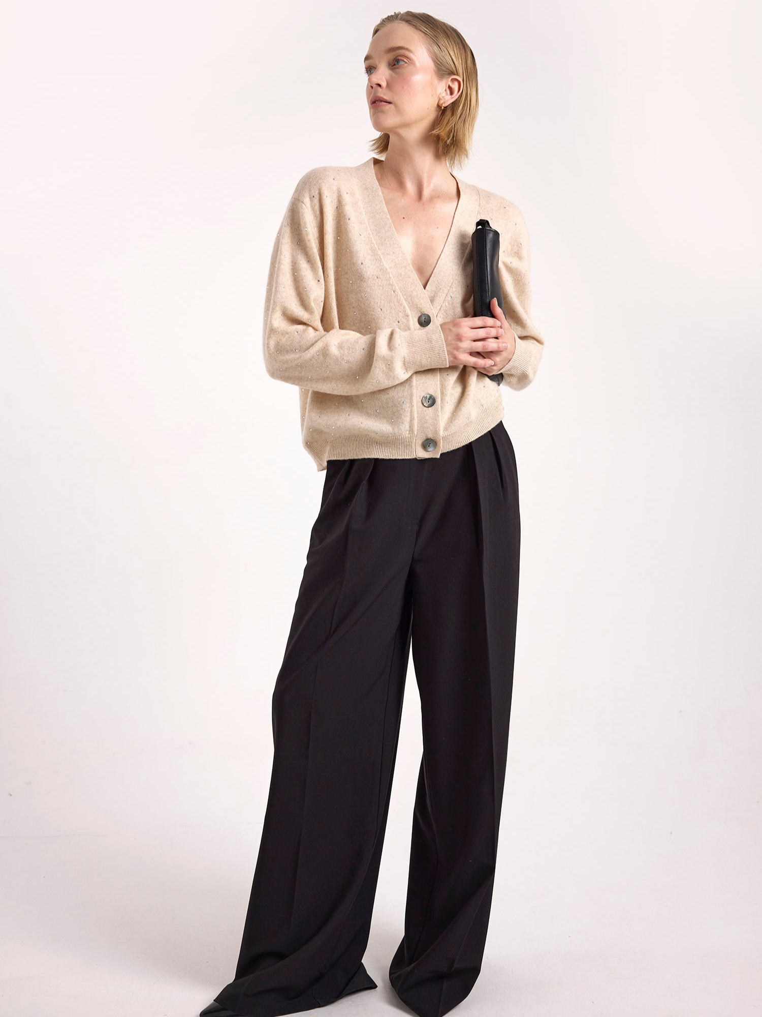 Sparkle Cashmere Cardigan