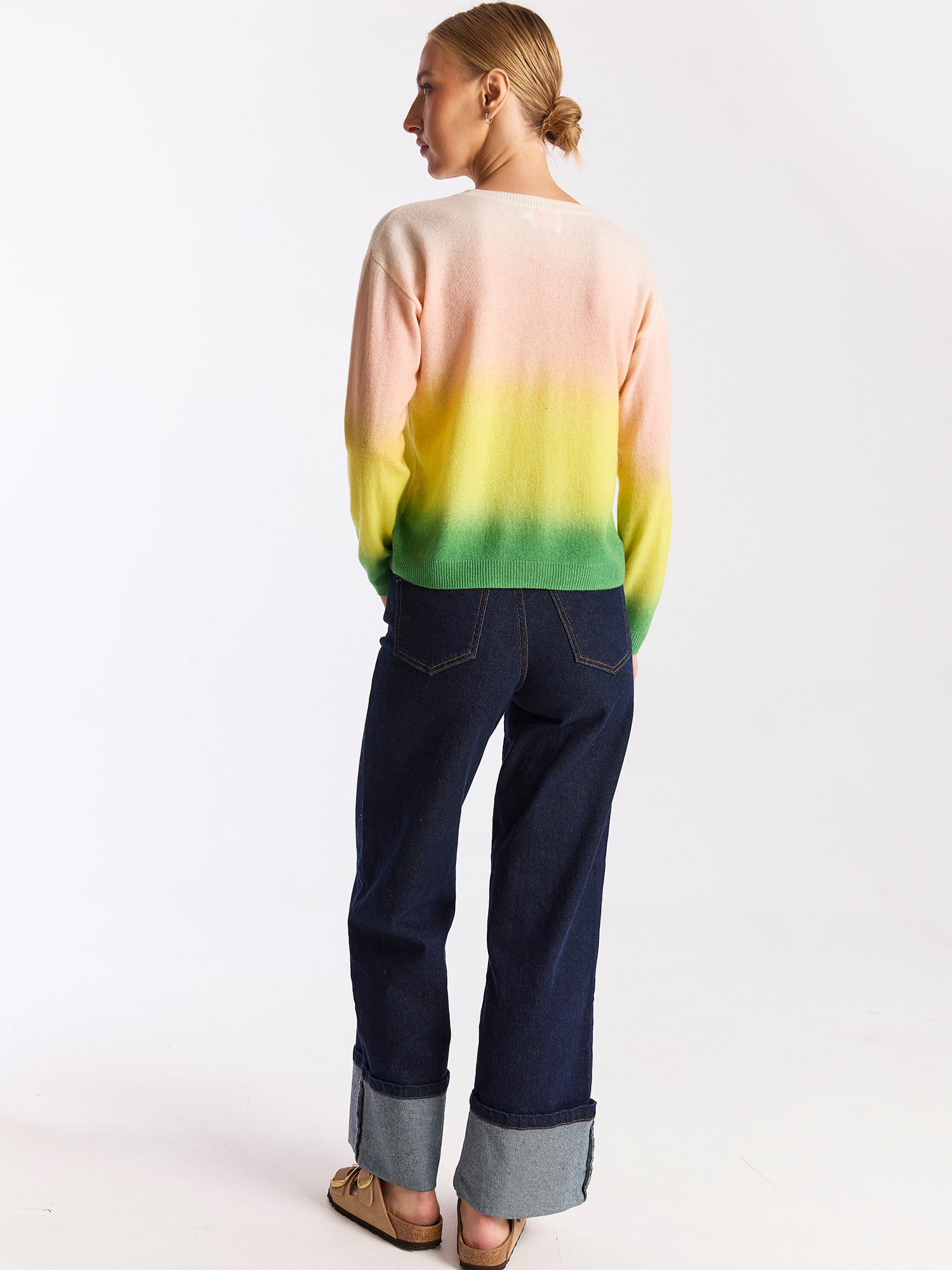 Bali Print Cashmere Crew