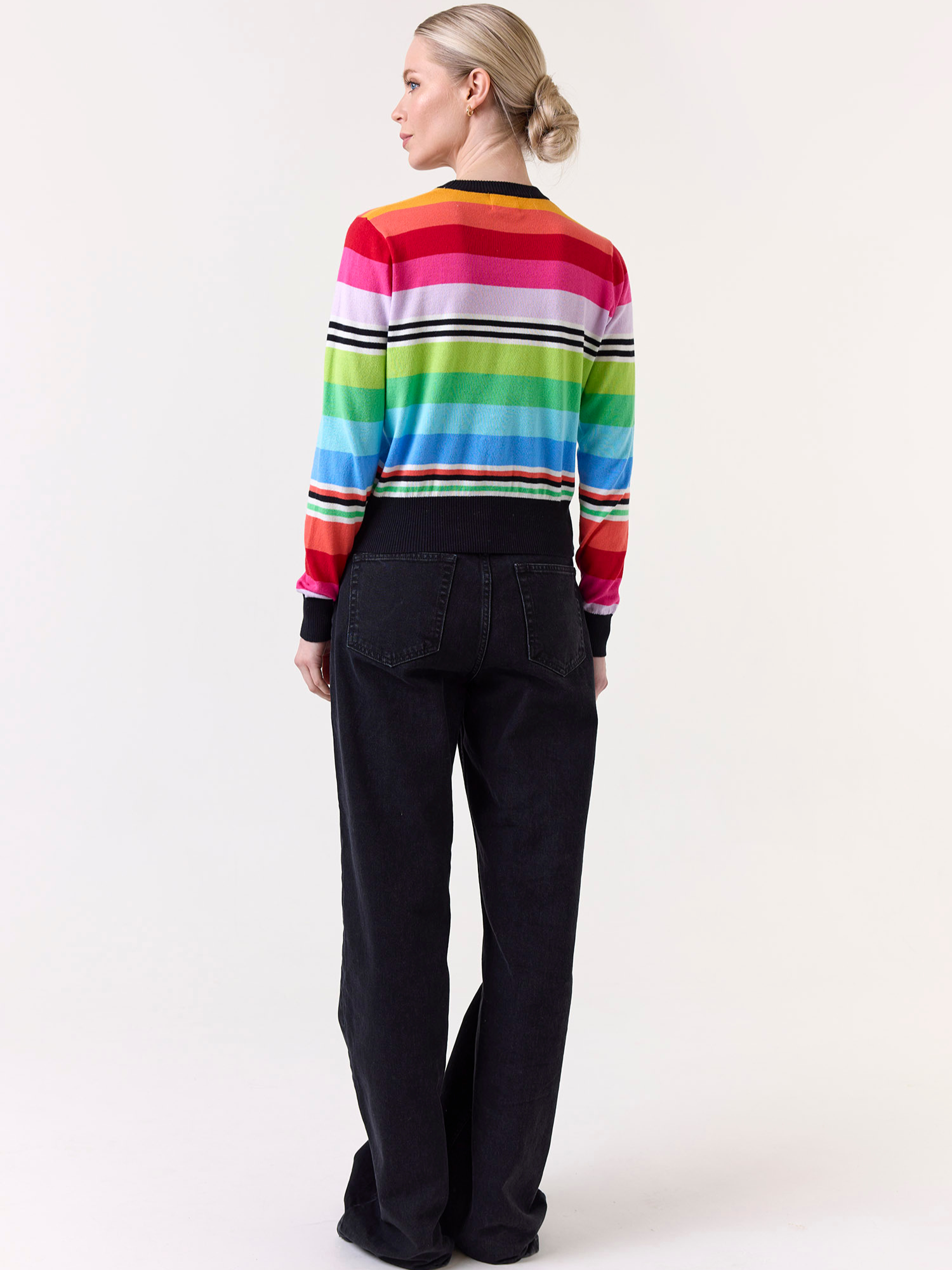 Ivy Stripe Crew Neck Sweater