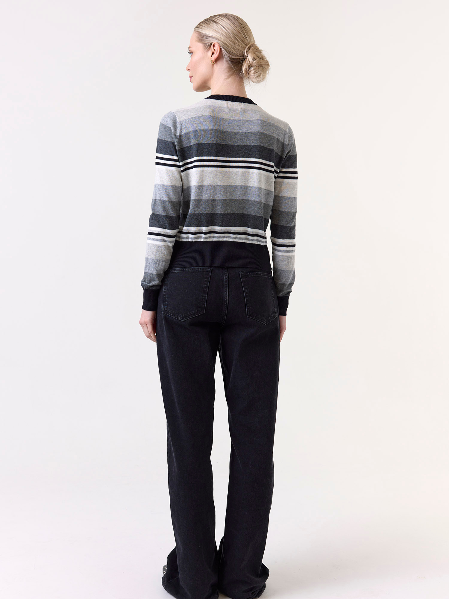 Ivy Stripe Crew Neck Sweater