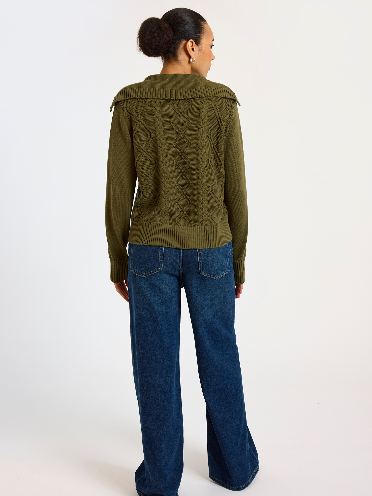 Lara Lace Up Knit Jumper