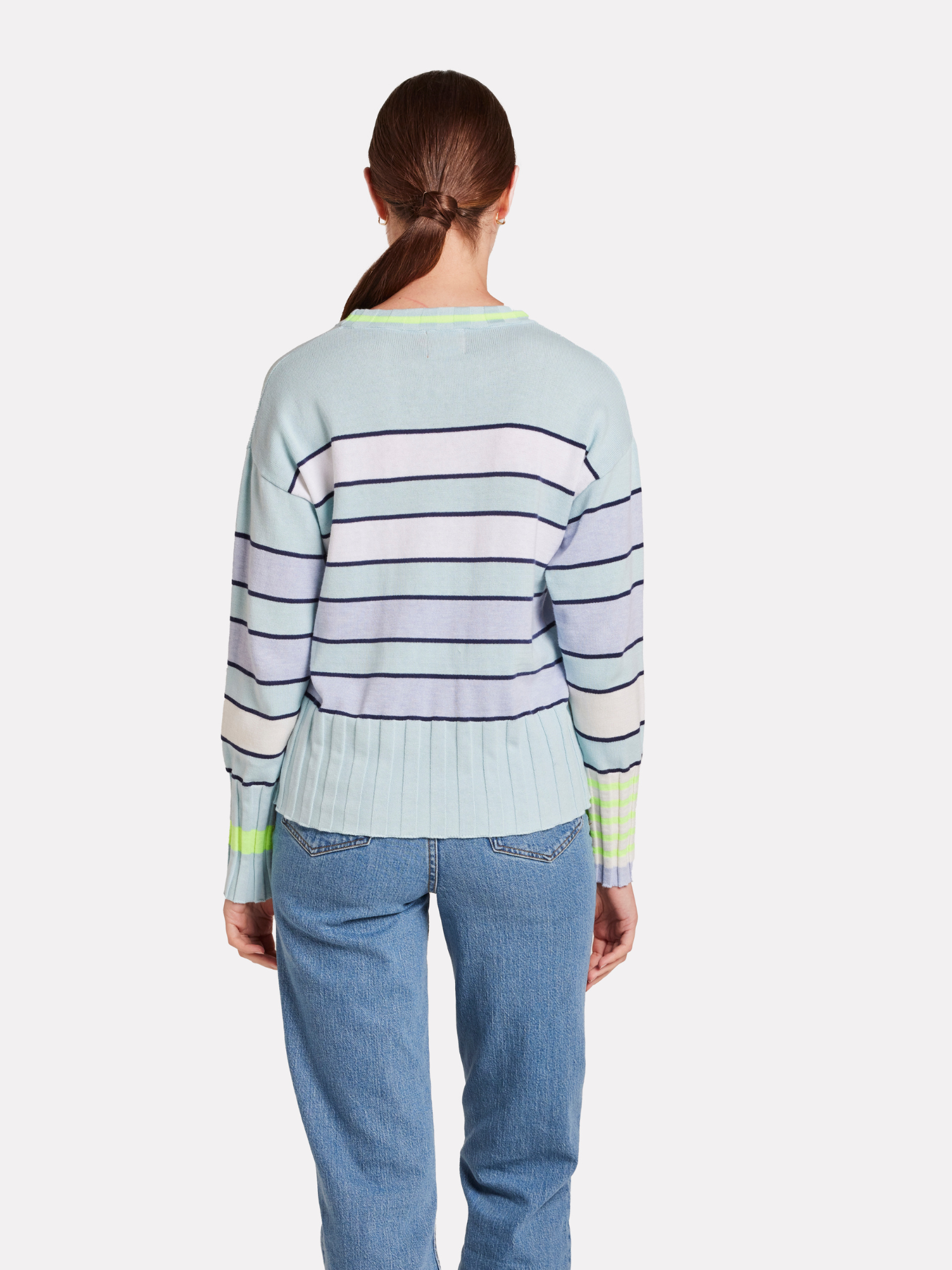 Ocean Stripe Crew Jumper