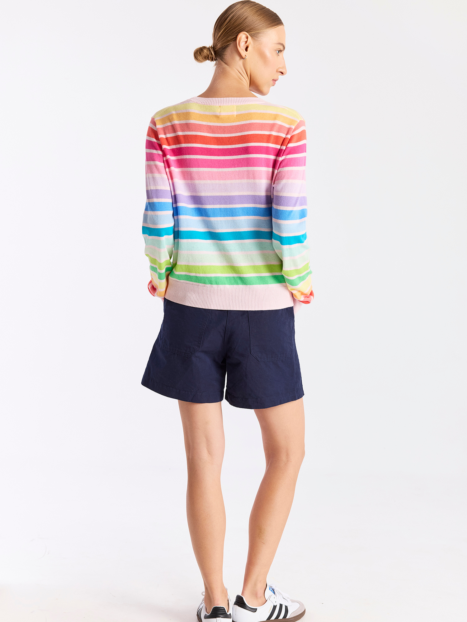 Multi Stripe Crew