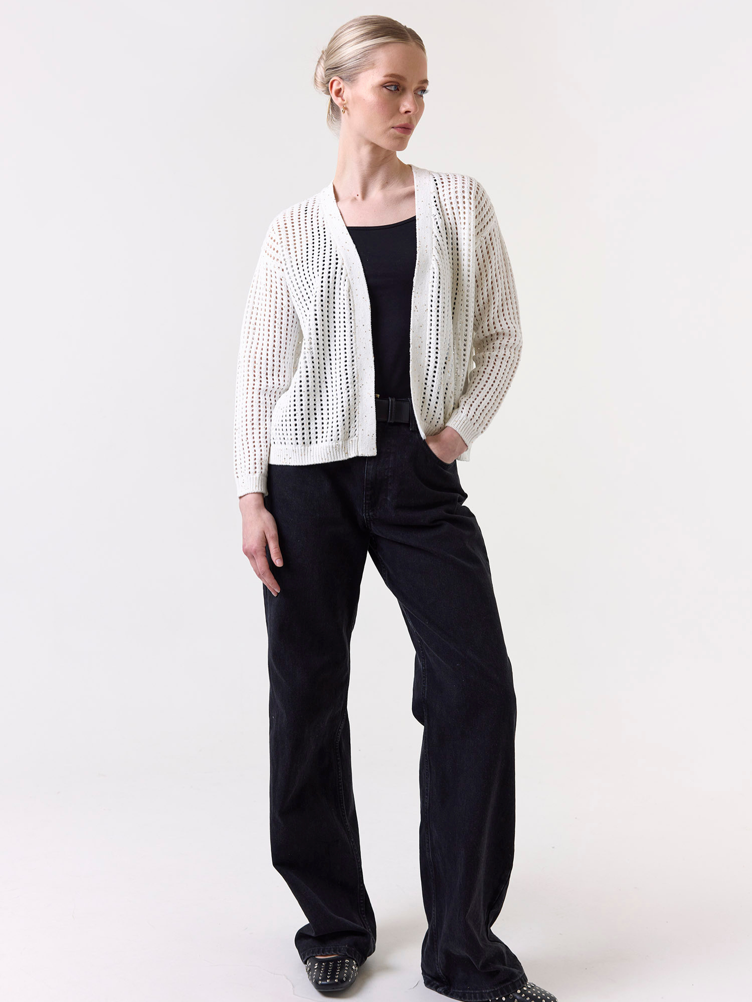 Astrid Sequin Cardigan