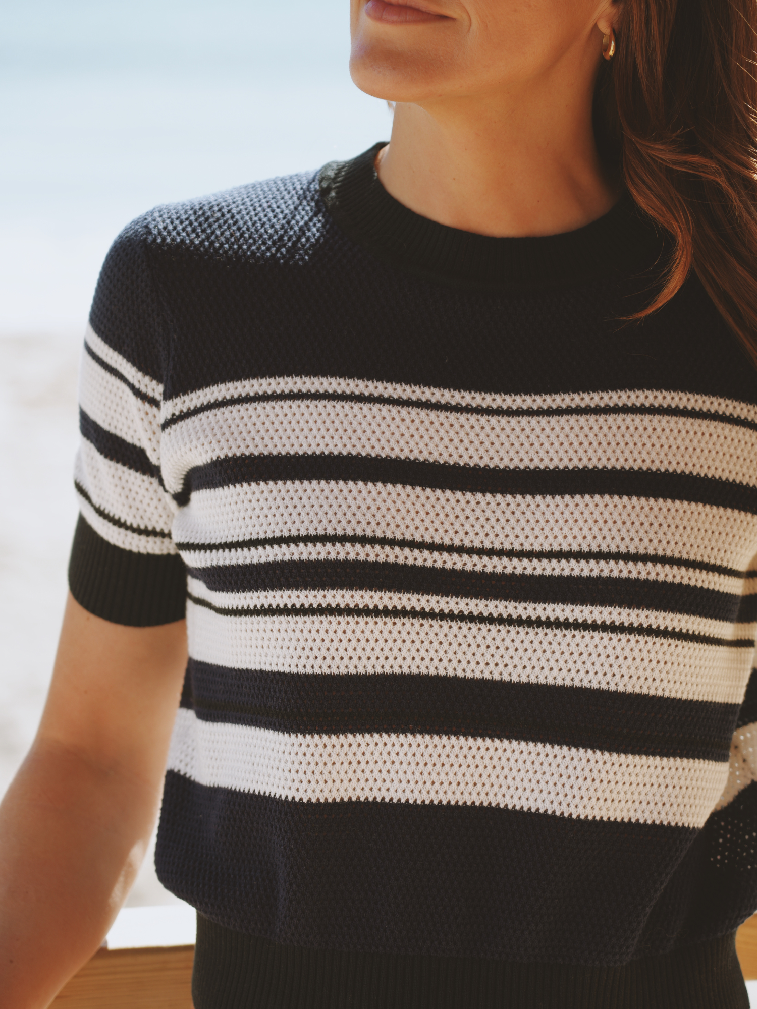 Texture Stripe Tee