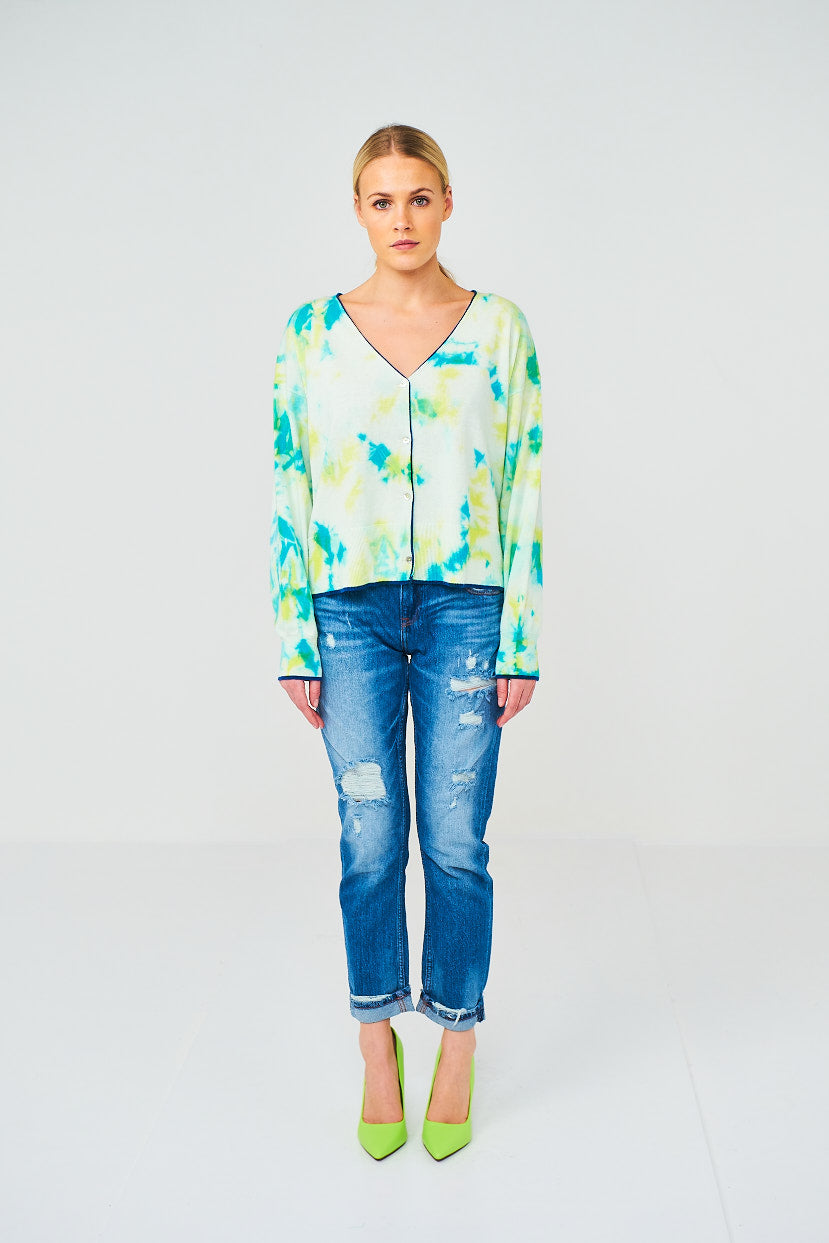 GAMLA TIE DYE CARDI
