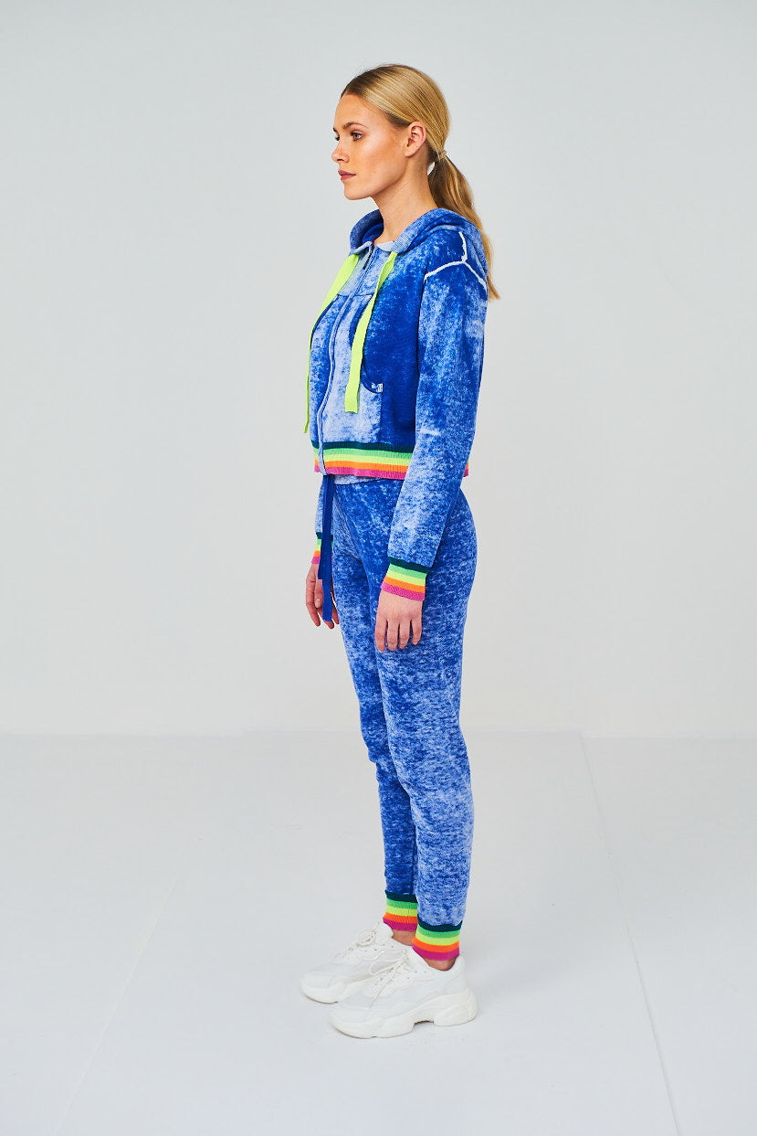 RAINBOW INK ZIP HOODIE
