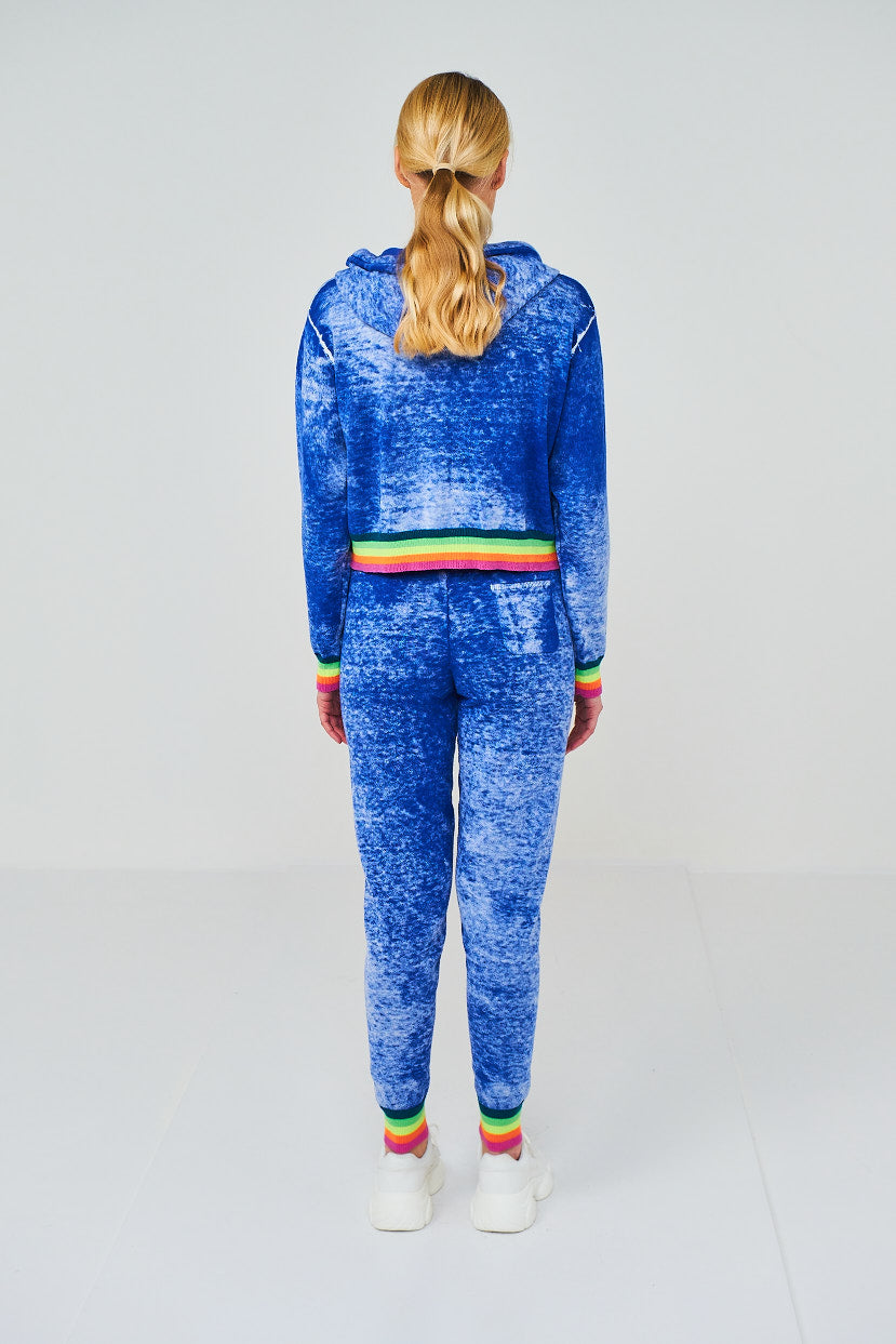 RAINBOW INK ZIP HOODIE