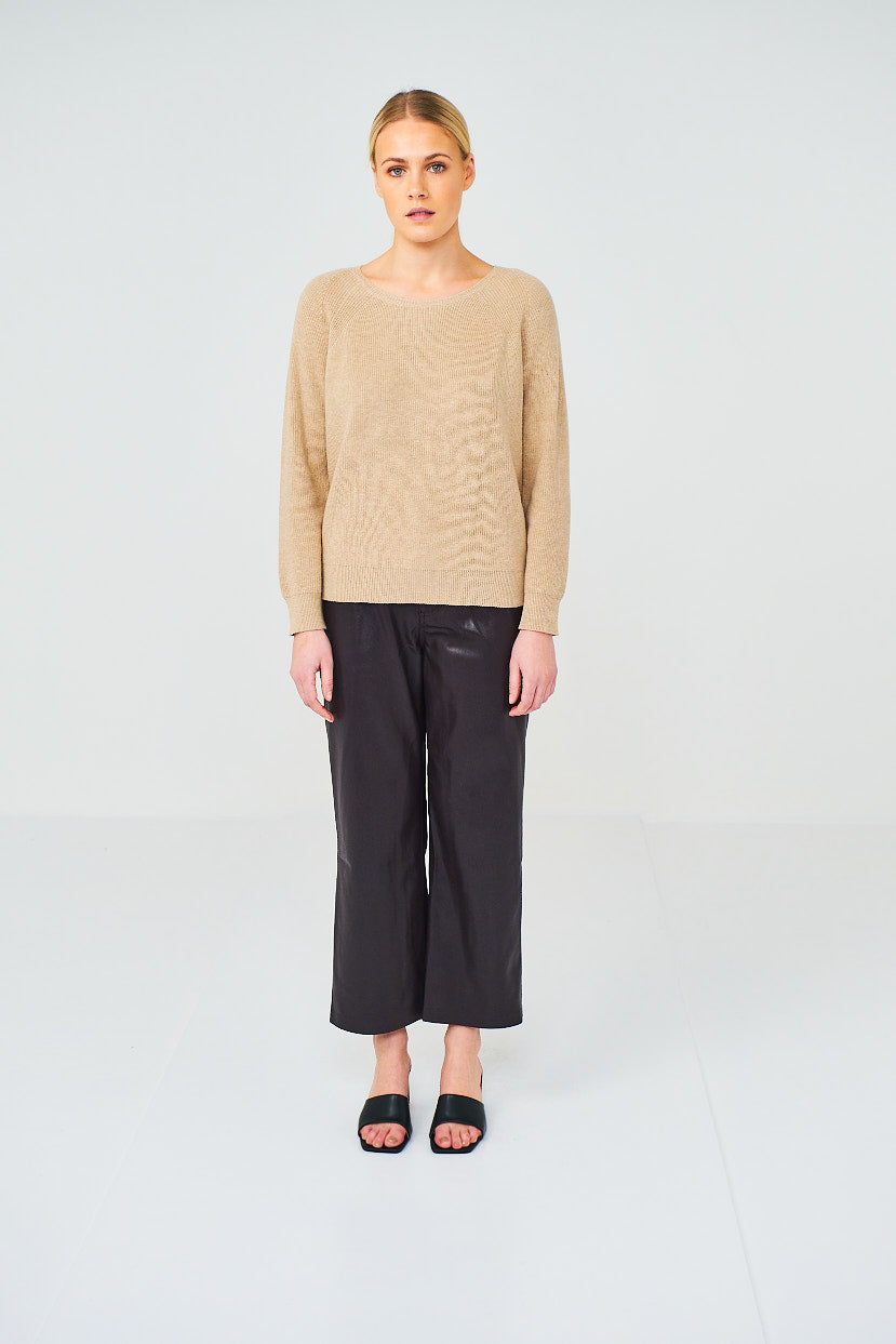 SHAKER KNIT MINI SWEAT